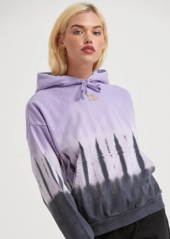 AFENDS Womens Moonshadow - Washed Hoodie - Plum sold by Afends