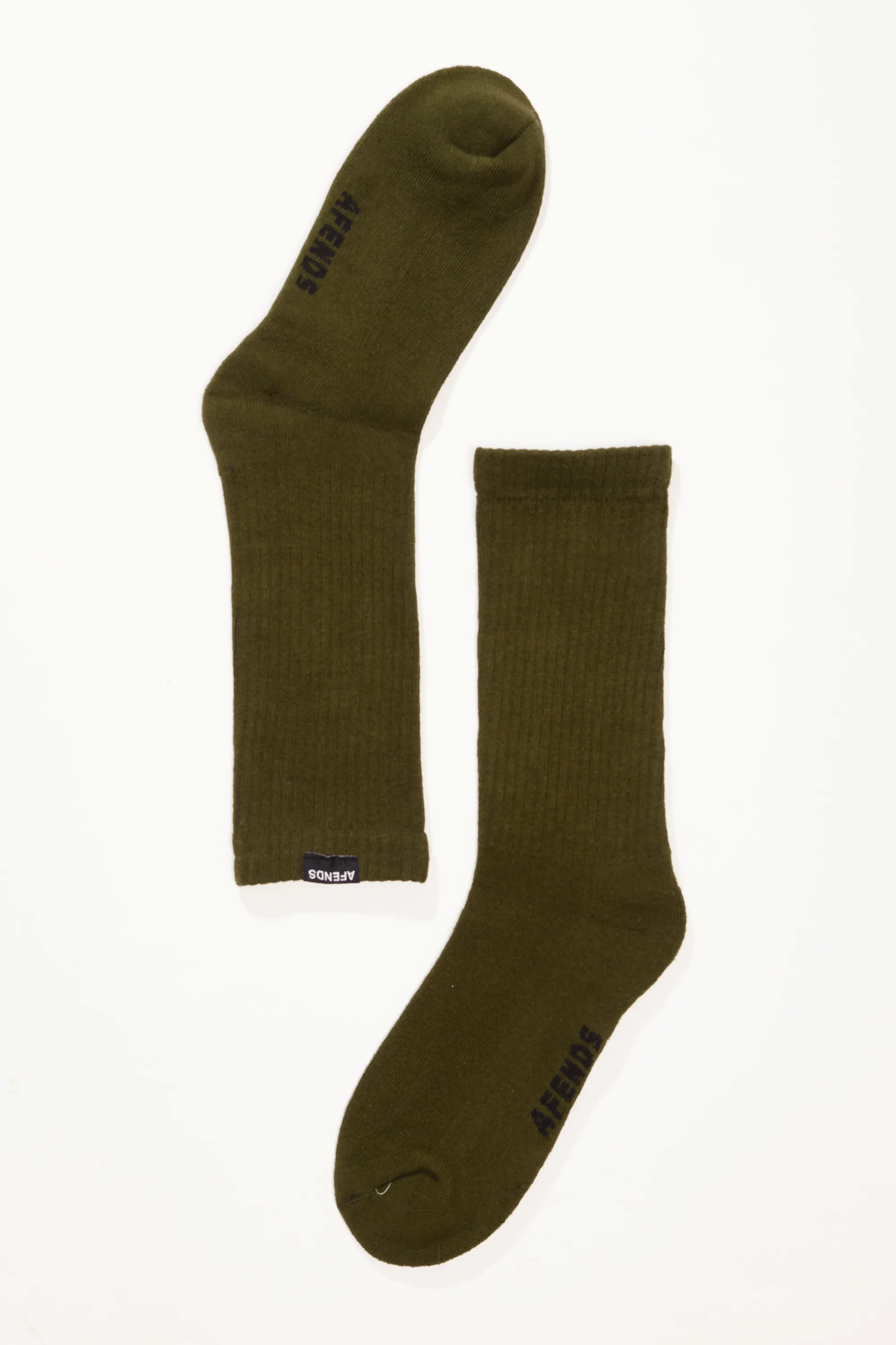 AFENDS Mens Everyday - Socks One Pack - Military sold by Afends