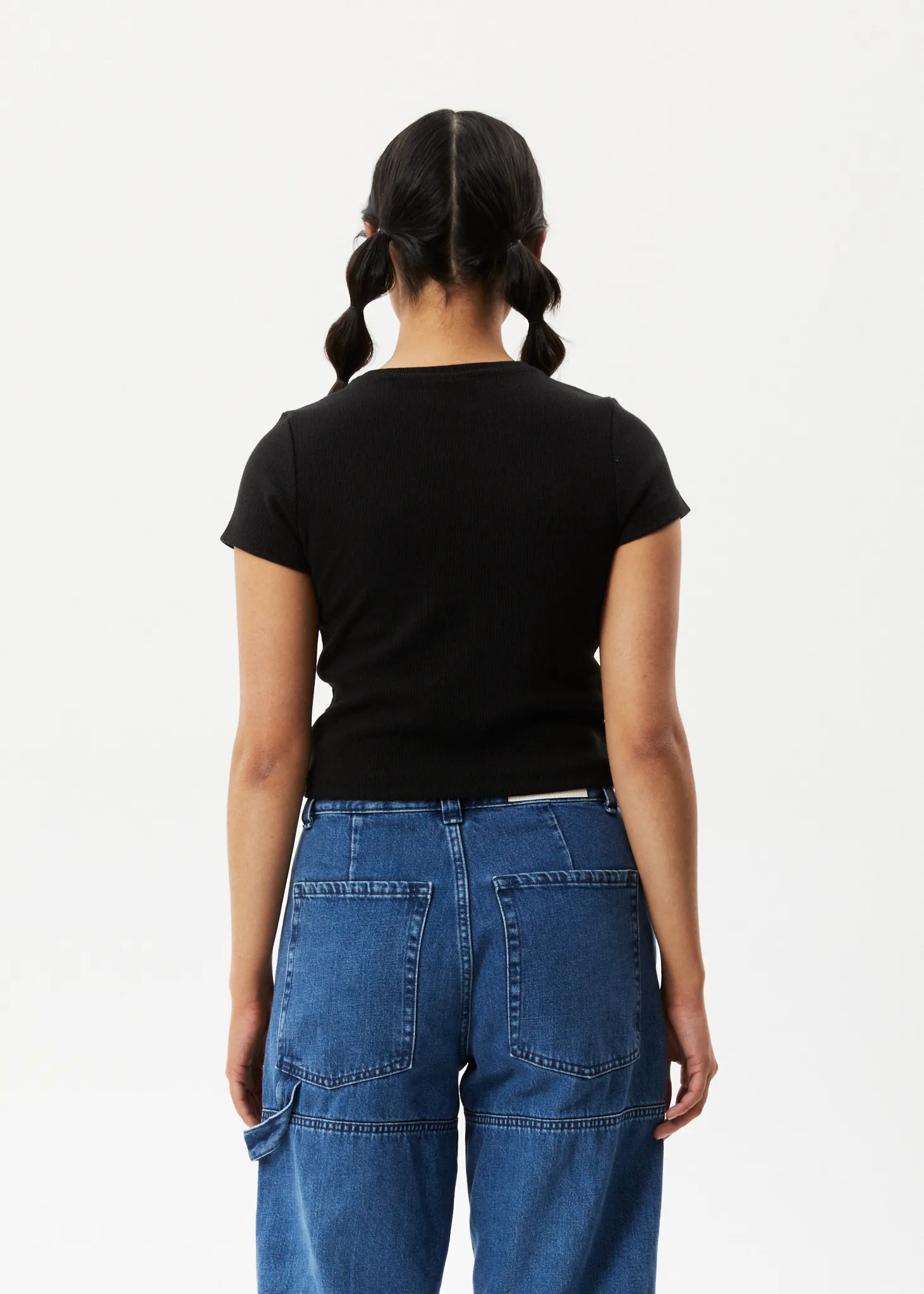 AFENDS Womens Faith - Rib Tee - Black sold by Afends product image thumbnail 2