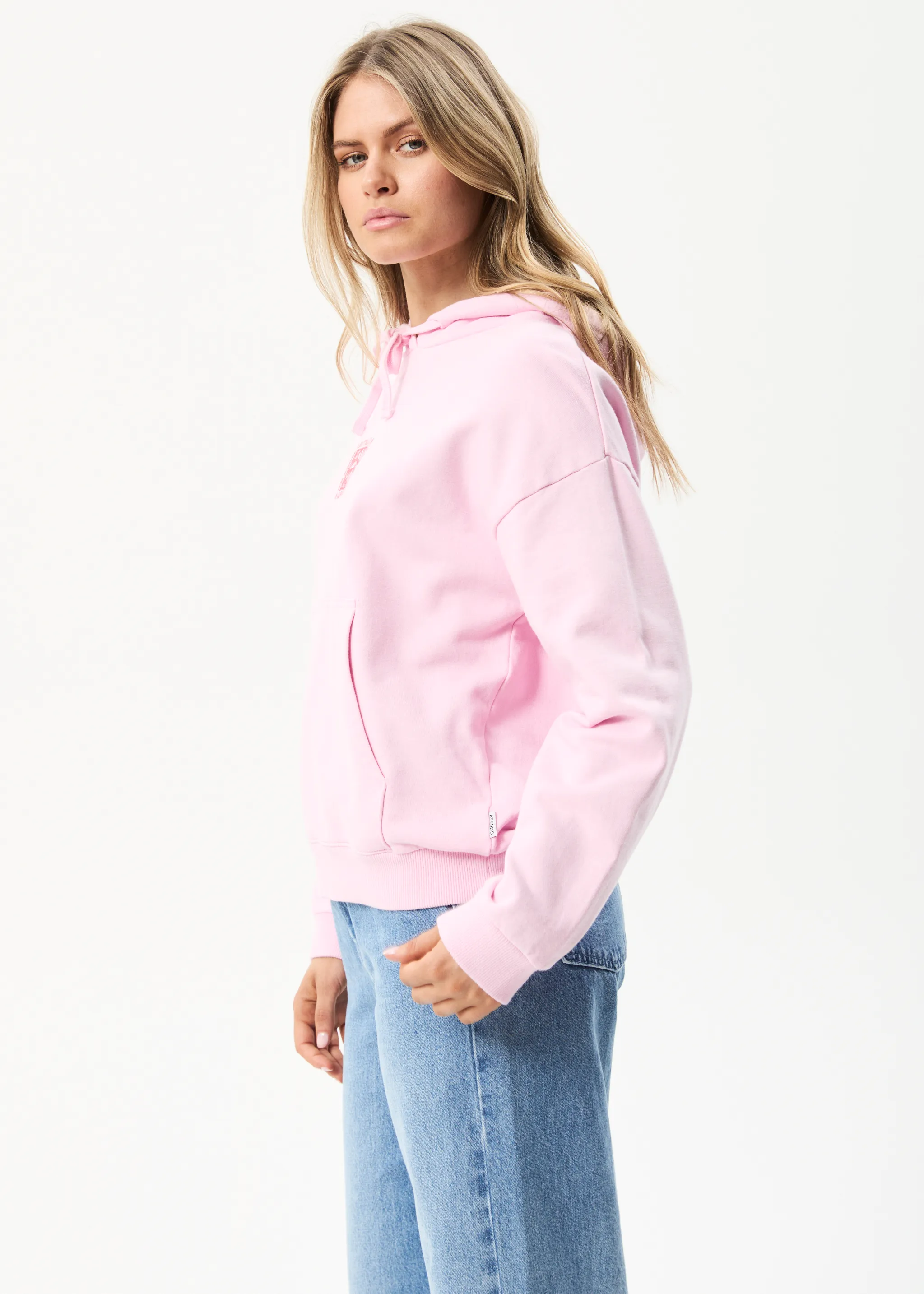 AFENDS Womens To Grow - Graphic Hoodie - Powder Pink sold by Afends product image thumbnail 4