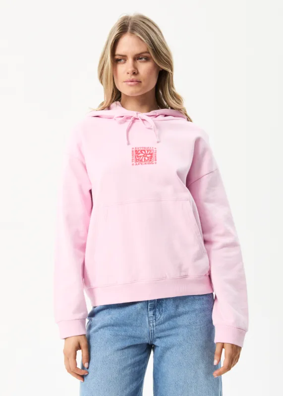 AFENDS Womens To Grow - Graphic Hoodie - Powder Pink sold by Afends