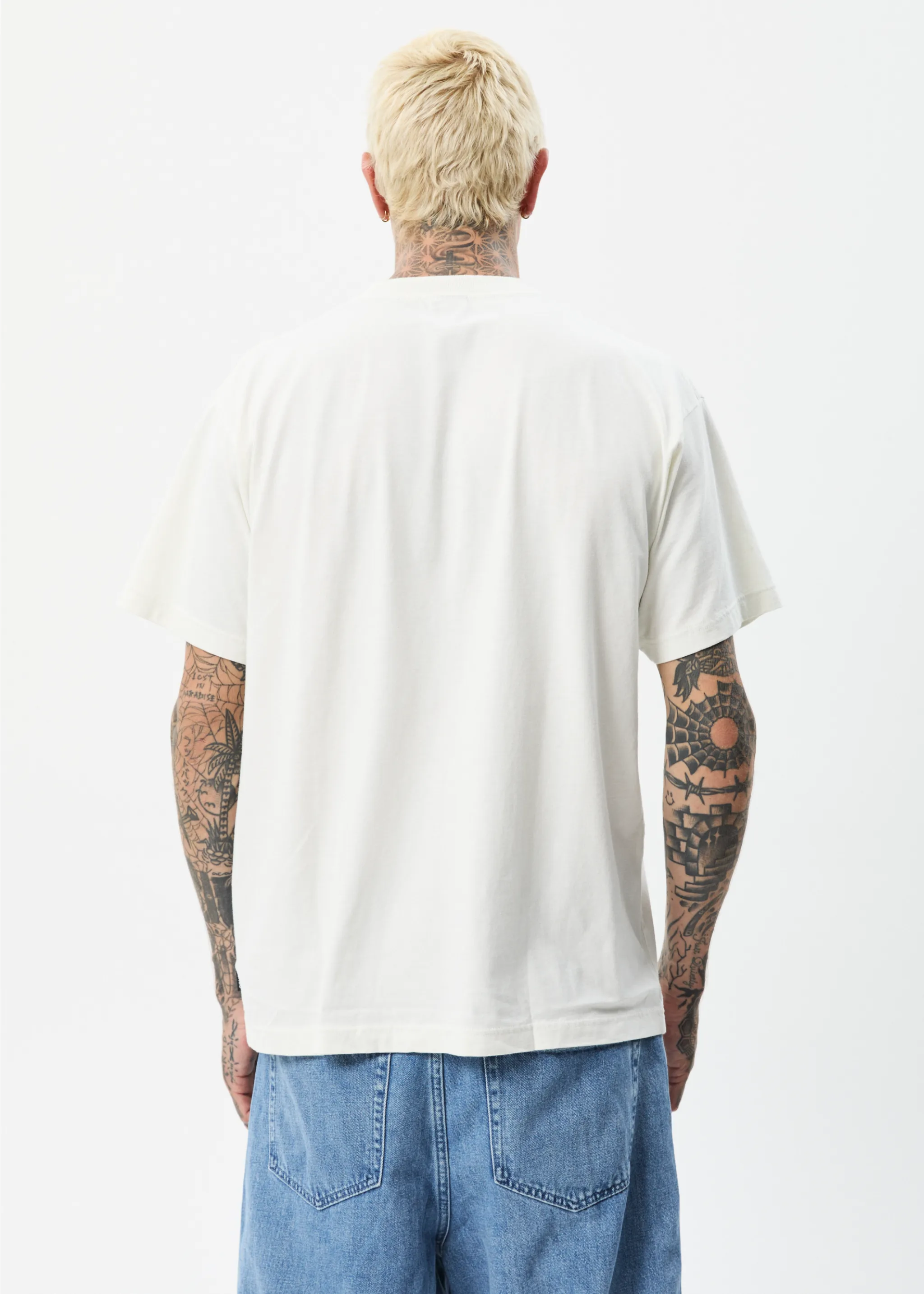 AFENDS Mens Holiday - Boxy Graphic T-Shirt - Off White sold by Afends product image thumbnail 5