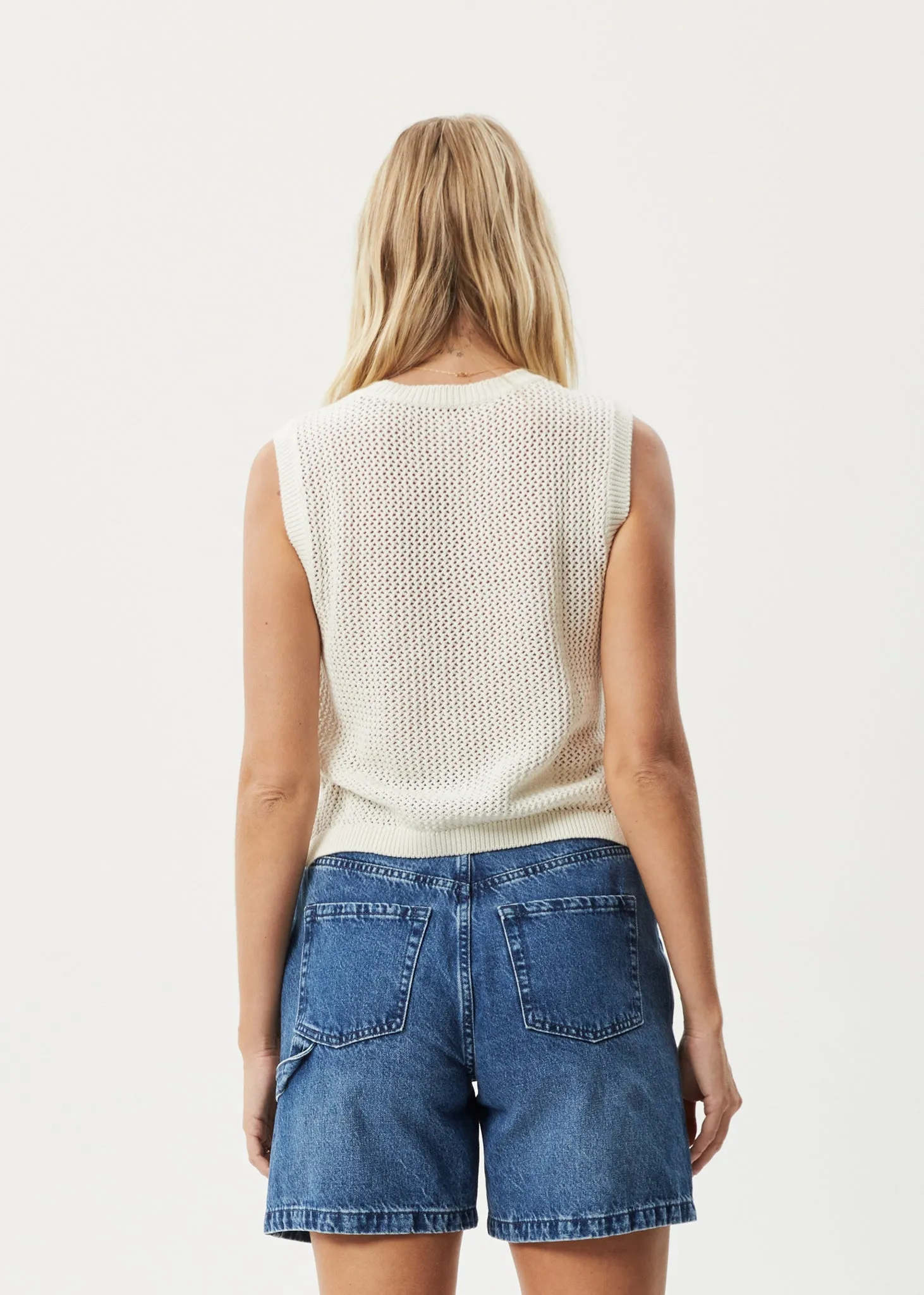 AFENDS Womens Ryder - Knit Tank - White sold by Afends product image thumbnail 4