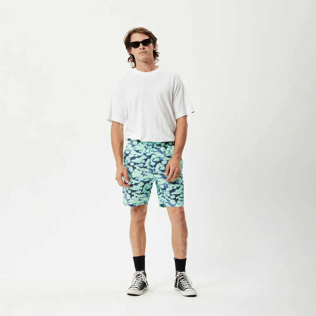 AFENDS Mens Baywatch Liquid - Elastic Waist Short - Jade Floral sold by Afends product image thumbnail 5