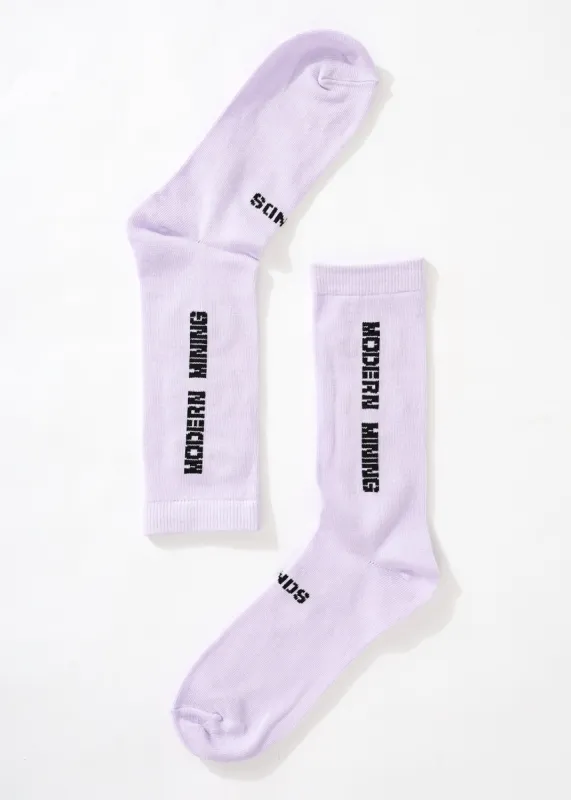AFENDS Unisex Crypto - Crew Socks - Tulip sold by Afends