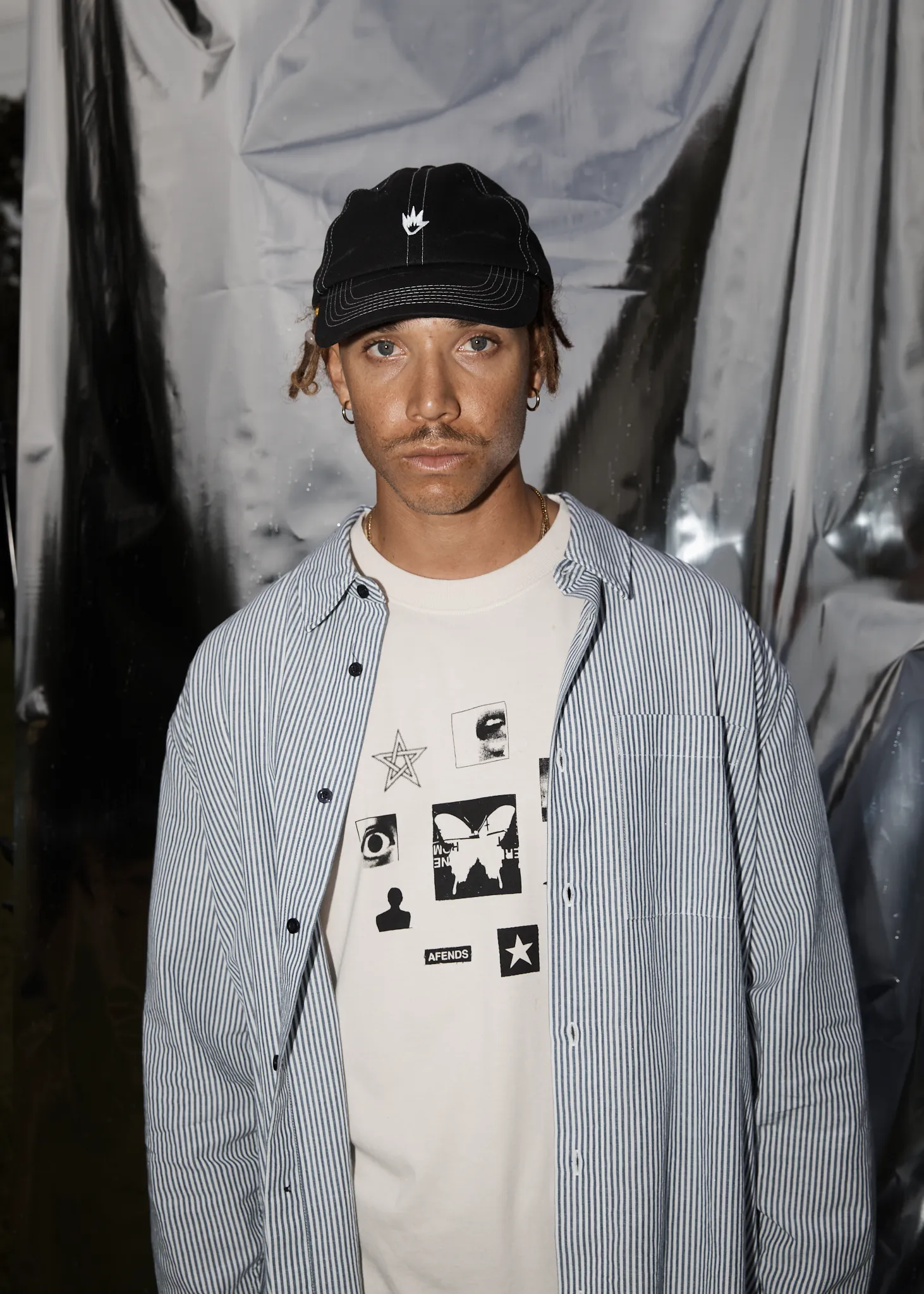 AFENDS Mens Disorder - Boxy T-Shirt - Moonbeam sold by Afends product image thumbnail 2