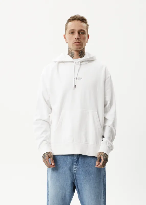 AFENDS Mens Credits - Hoodie - White sold by Afends
