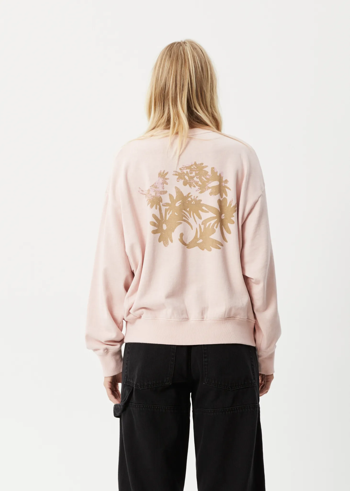 AFENDS Womens Daze - Crew Neck Jumper - Lotus sold by Afends product image thumbnail 2