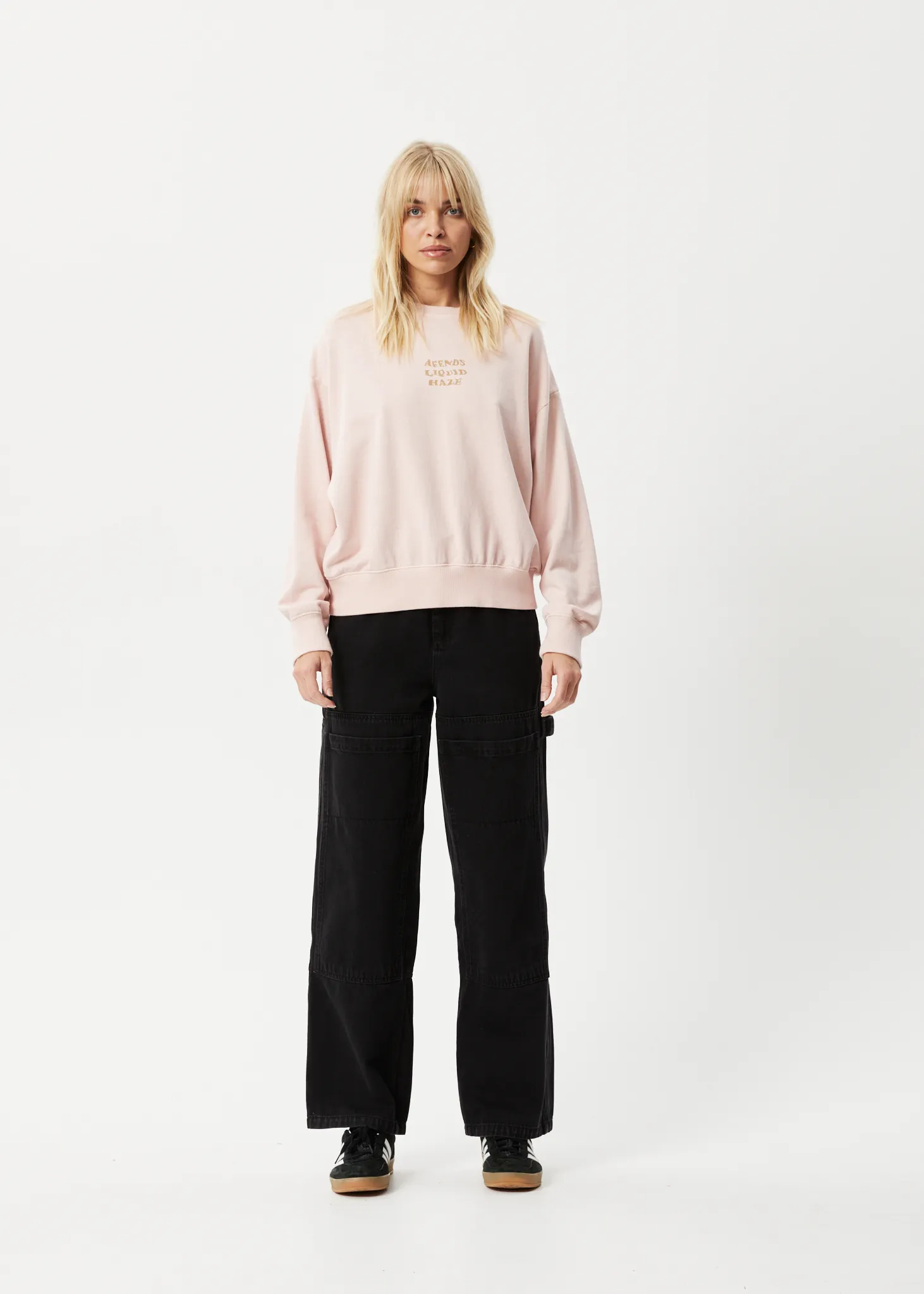 AFENDS Womens Daze - Crew Neck Jumper - Lotus sold by Afends product image thumbnail 3