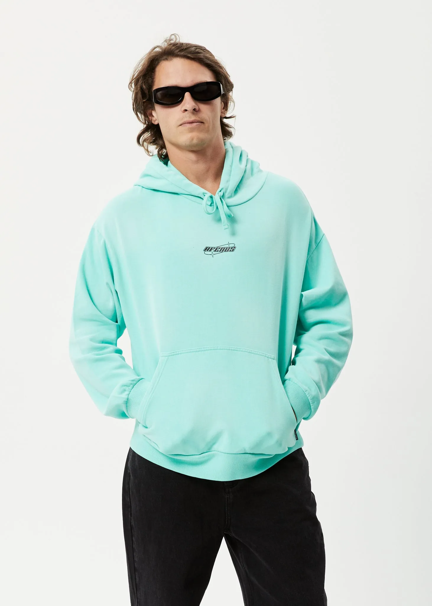 AFENDS Mens Eternal - Hoodie - Worn Jade sold by Afends product image thumbnail 2