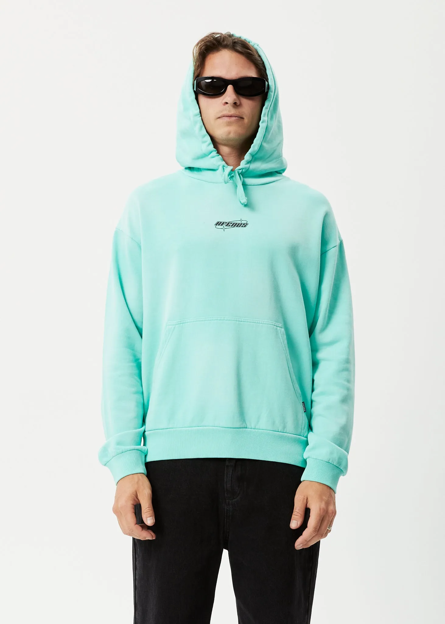 AFENDS Mens Eternal - Hoodie - Worn Jade sold by Afends product image thumbnail 3