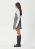 AFENDS Womens Asta Jesse - Seersucker Mini Dress - Steel Check sold by Afends