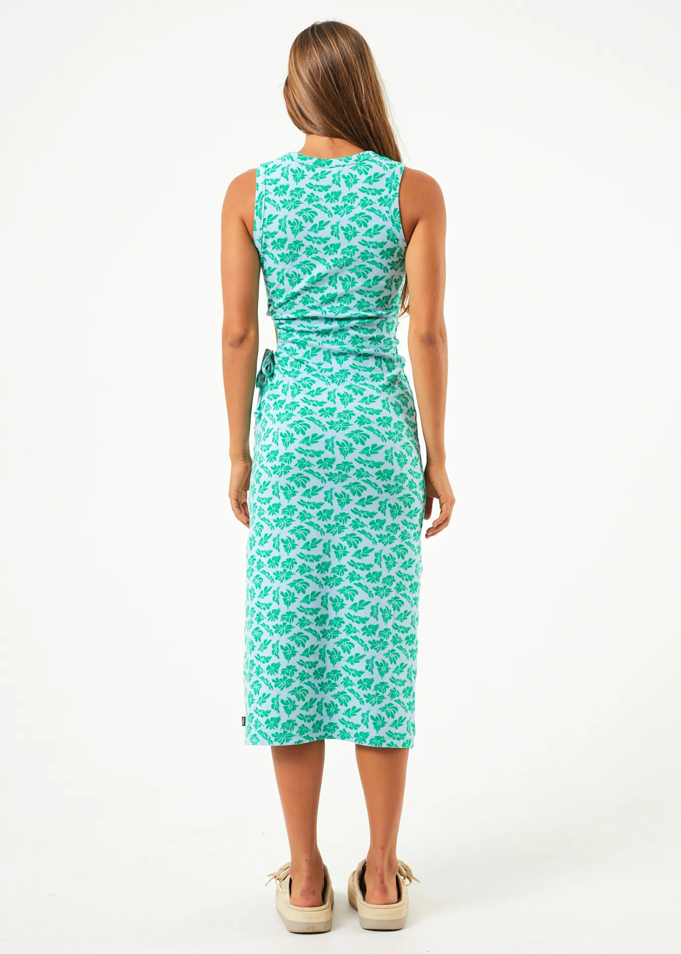 AFENDS Womens See You - Cut Out Maxi Dress - Powder Blue sold by Afends product image thumbnail 3