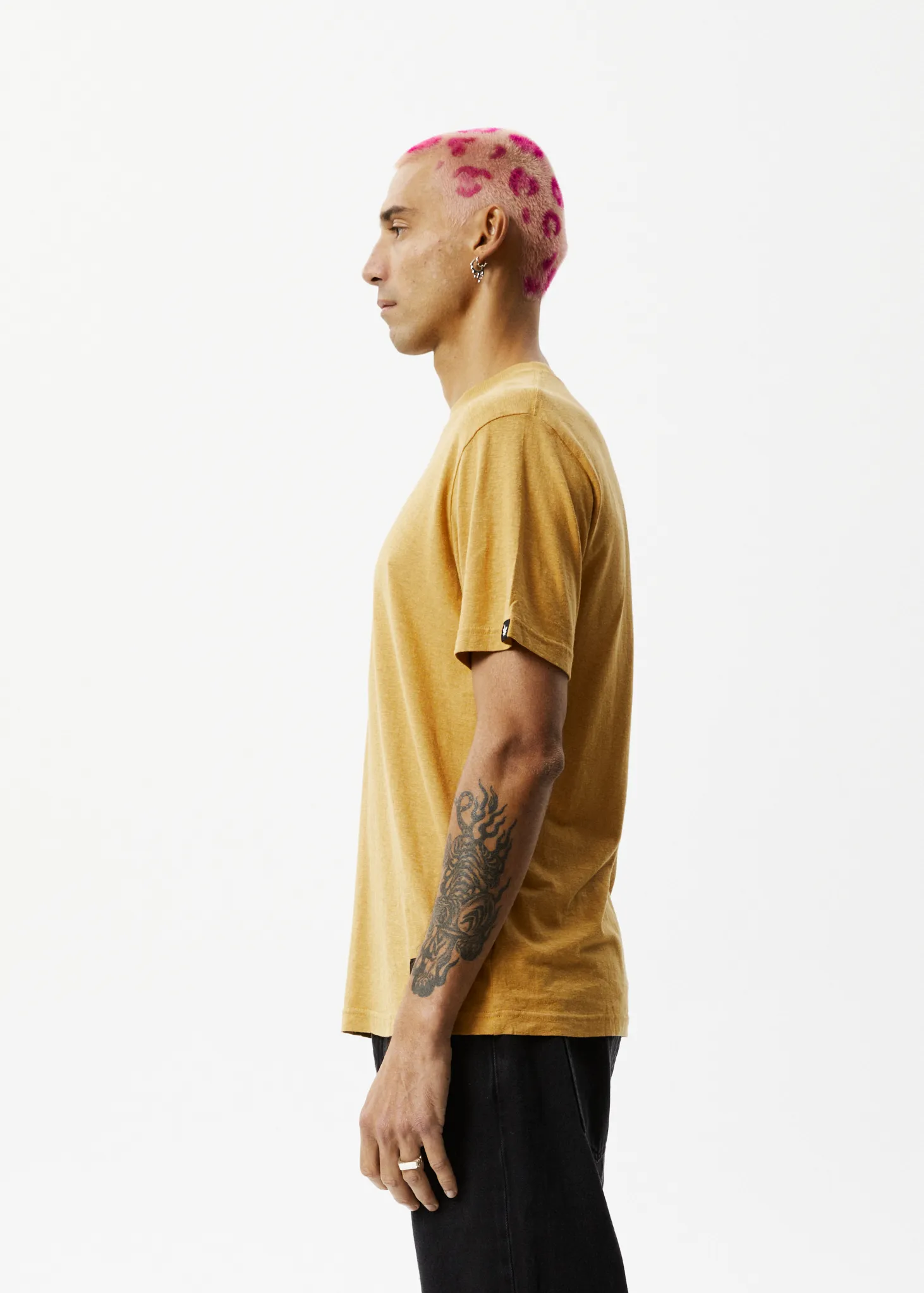 AFENDS Mens Classic - Retro Tee - Mustard sold by Afends product image thumbnail 4