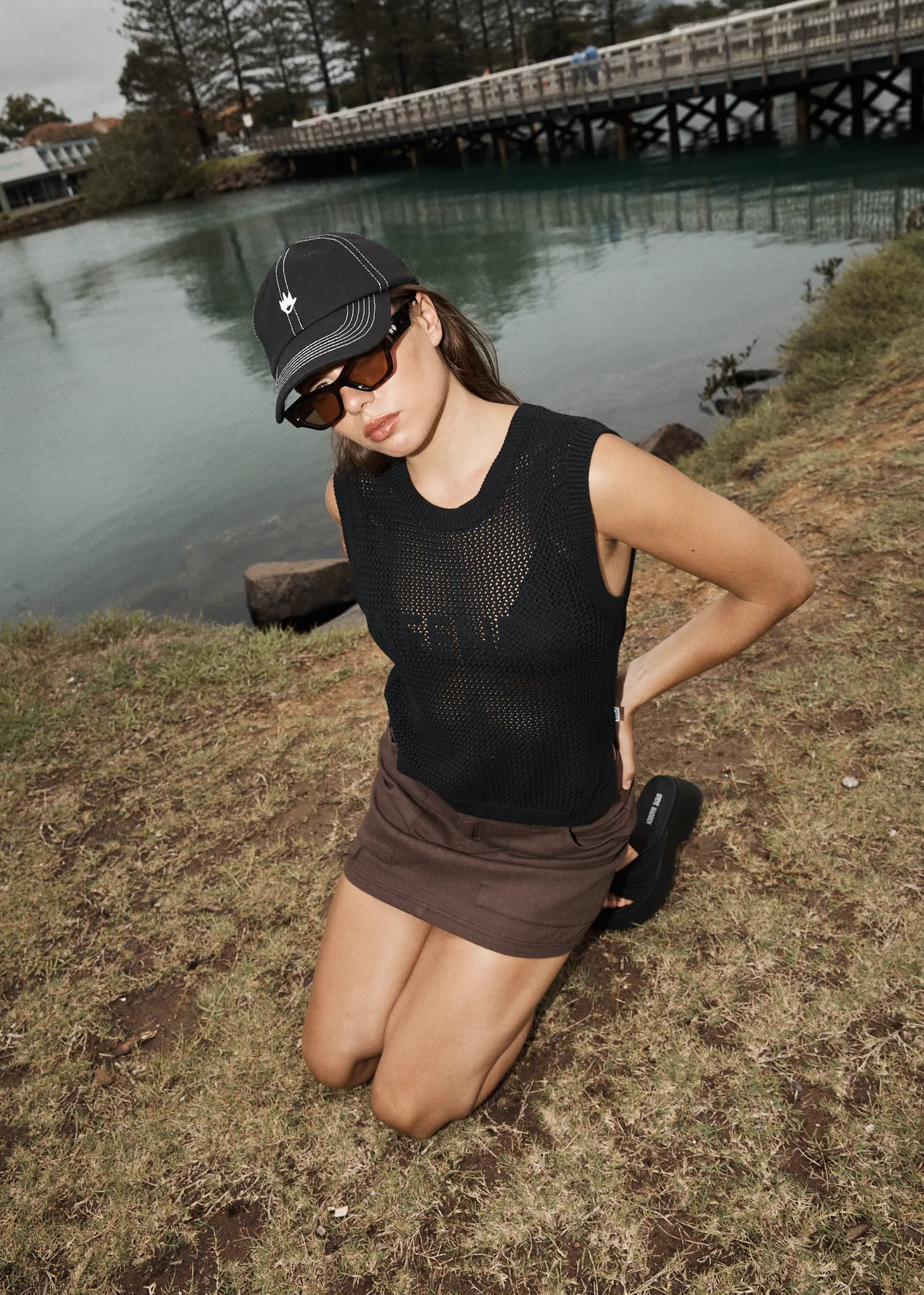 AFENDS Womens Ryder - Knit Tank - Black sold by Afends product image thumbnail 2