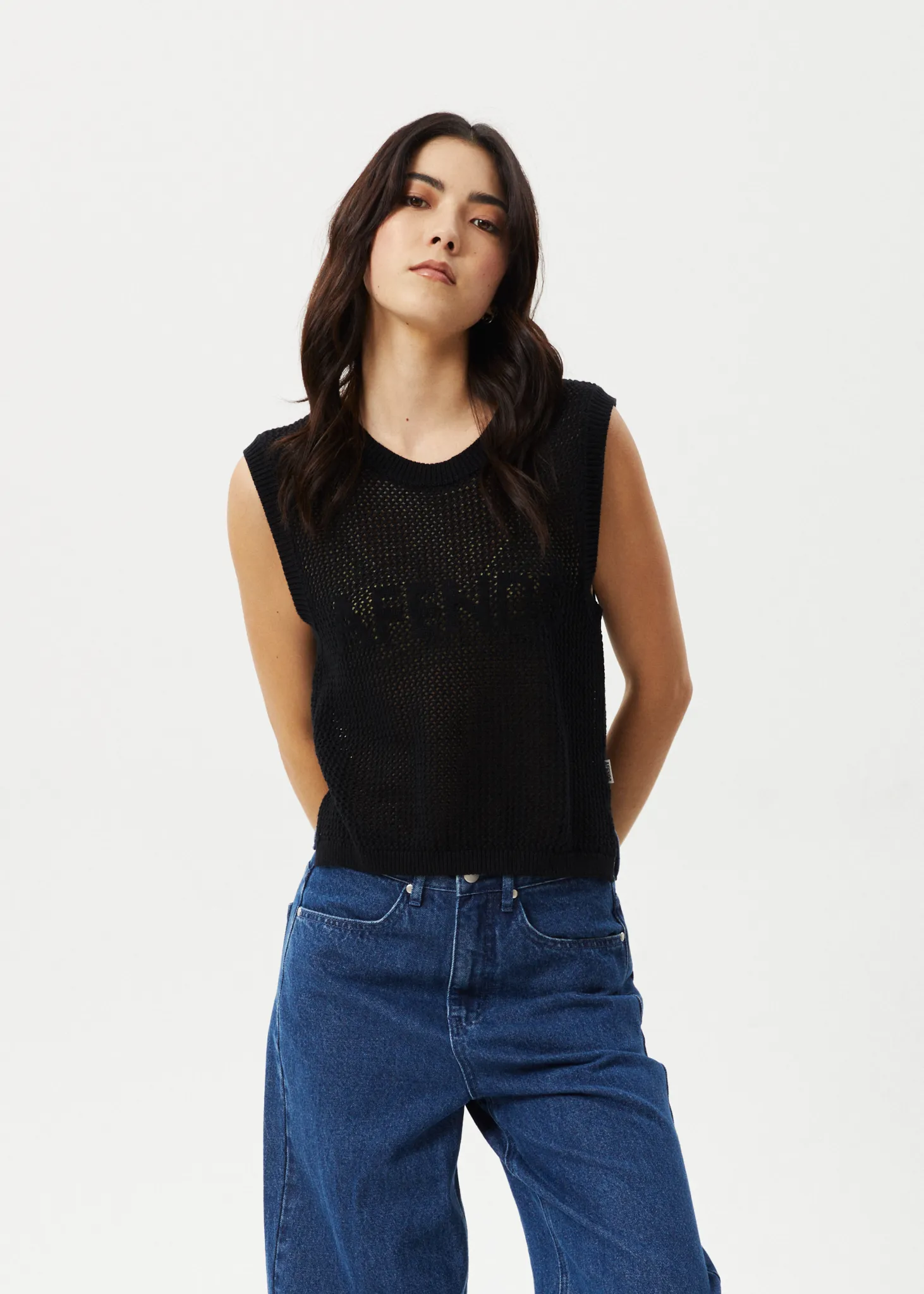 AFENDS Womens Ryder - Knit Tank - Black sold by Afends