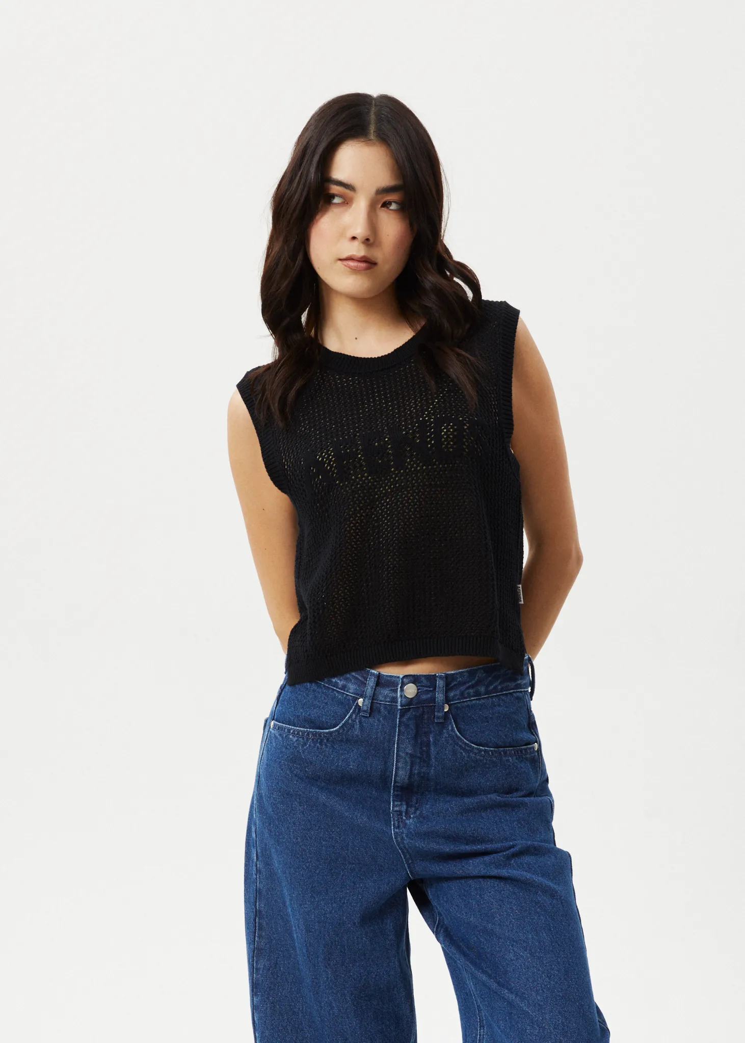 AFENDS Womens Ryder - Knit Tank - Black sold by Afends product image thumbnail 4