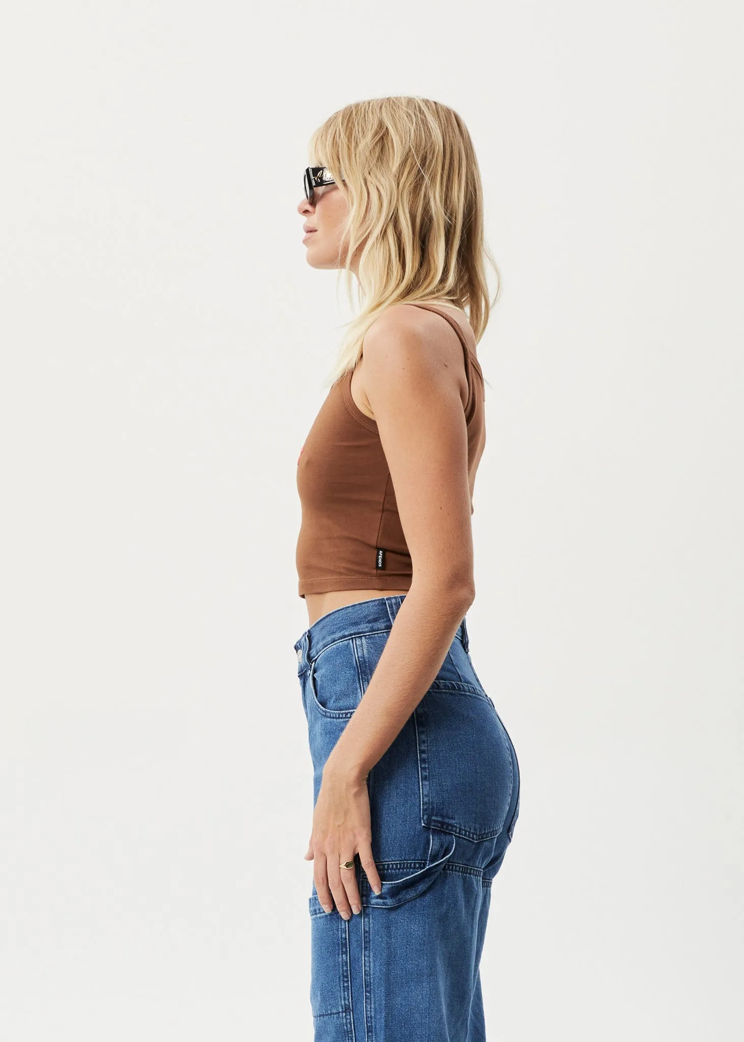 AFENDS Womens Island - Singlet - Toffee sold by Afends product image thumbnail 3