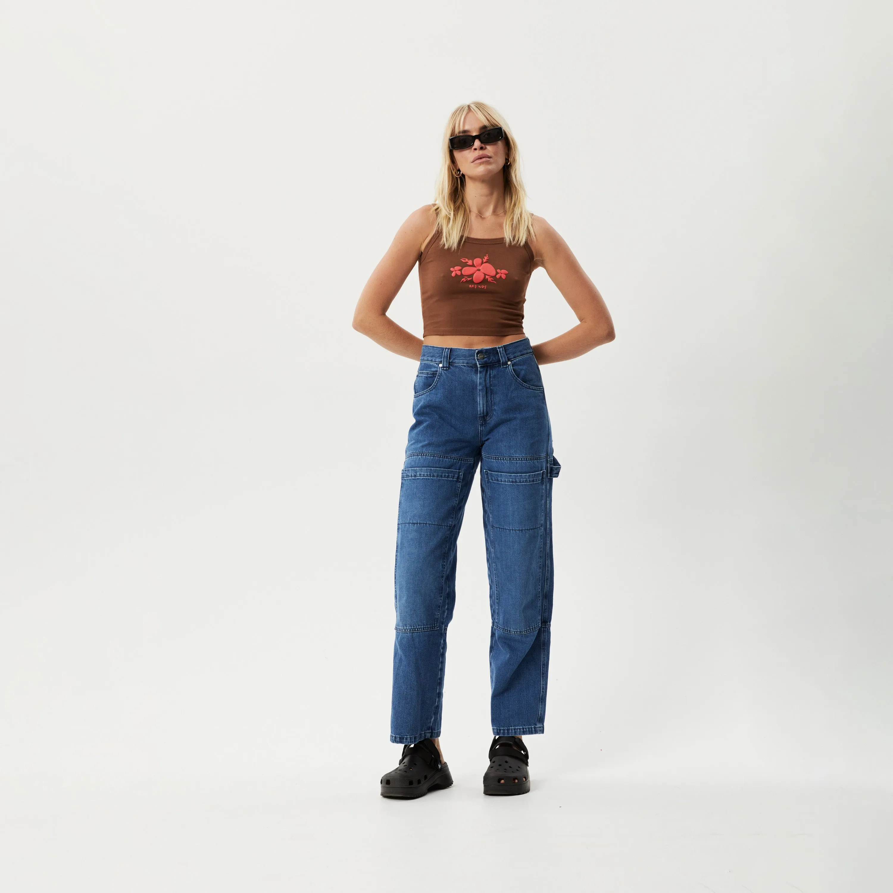 AFENDS Womens Island - Singlet - Toffee sold by Afends product image thumbnail 5