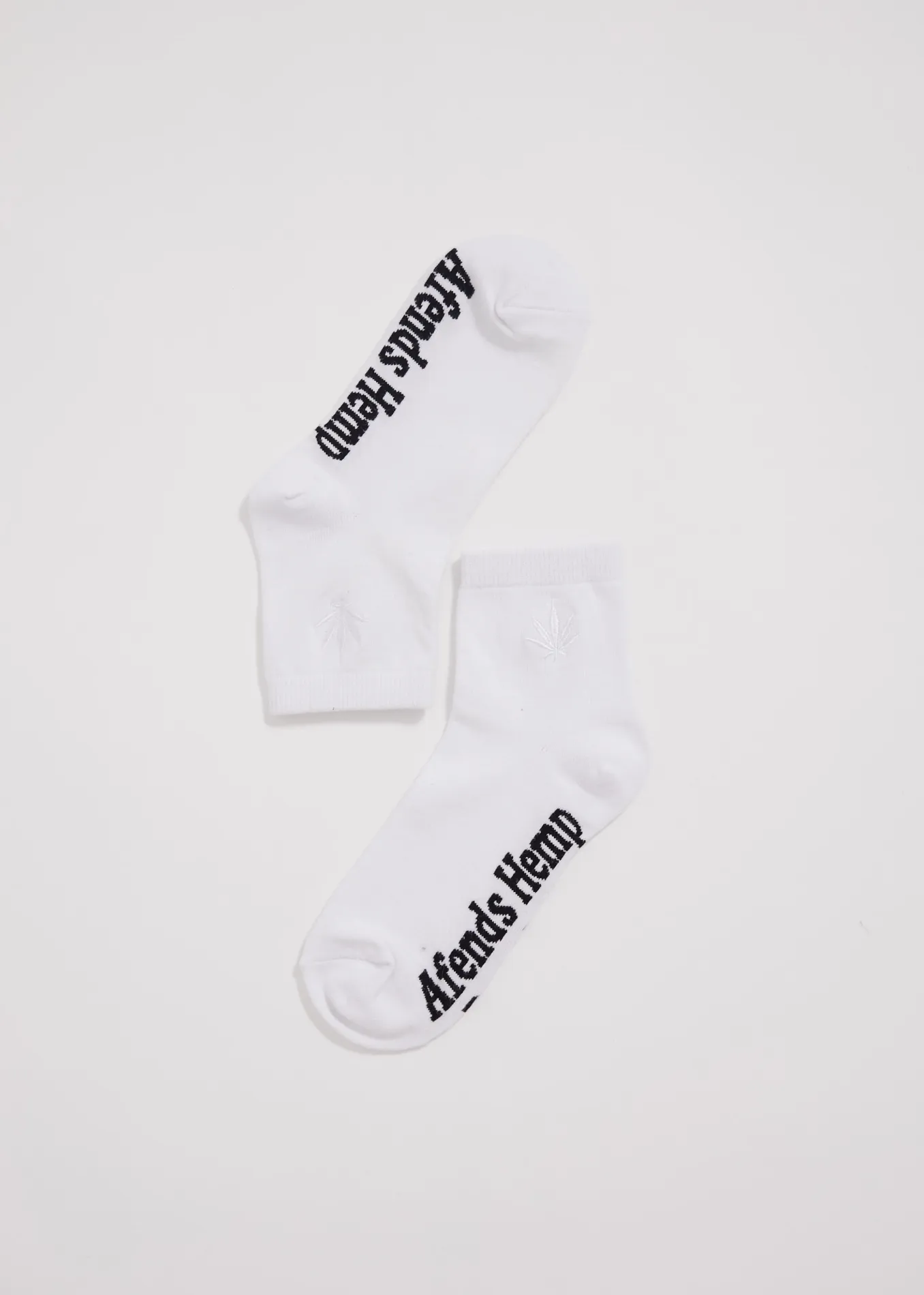 AFENDS Unisex Revolution - Crew Socks - White sold by Afends product image thumbnail 2
