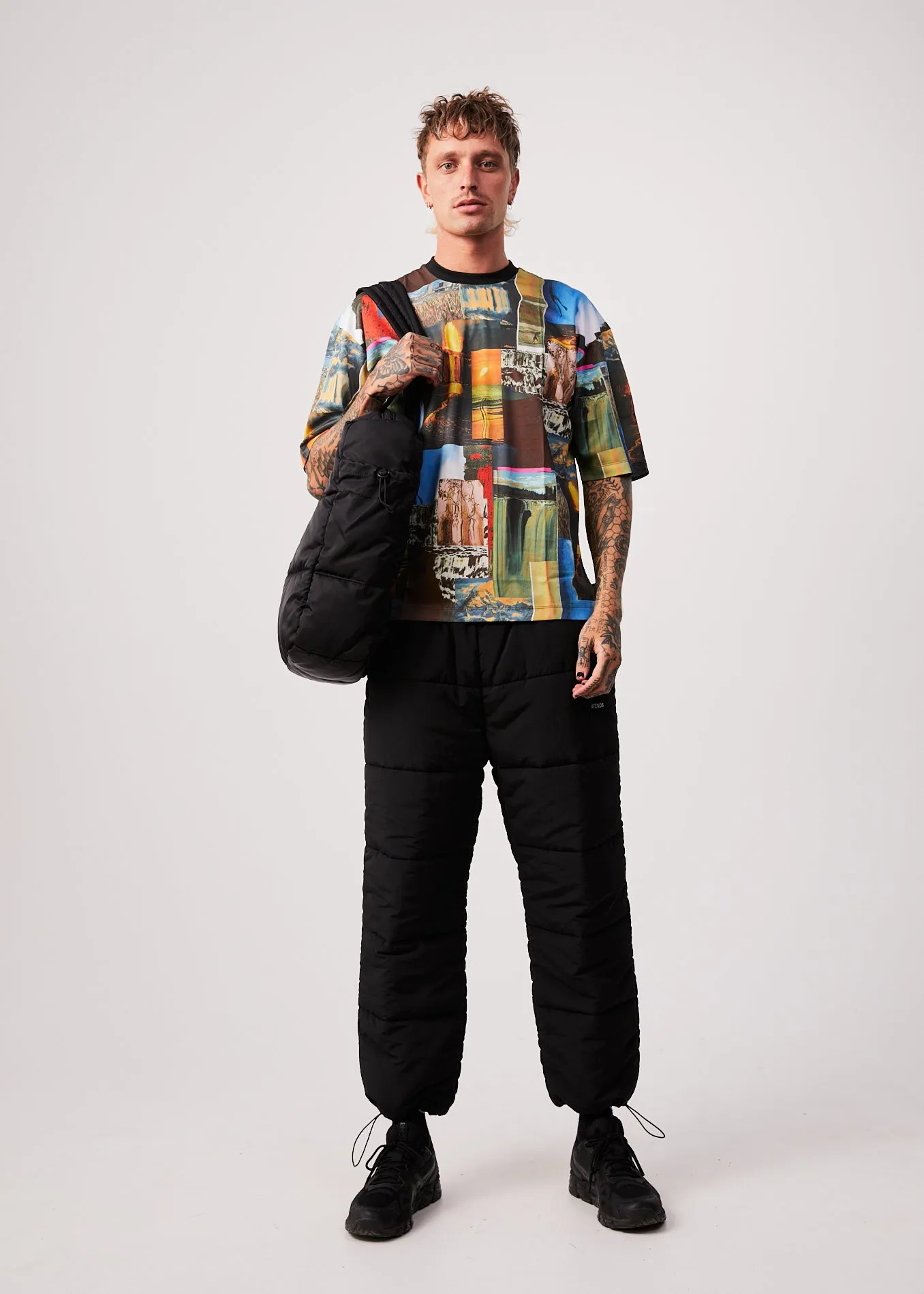 AFENDS Mens Boulevard - Oversized T-Shirt - Multi sold by Afends product image thumbnail 3