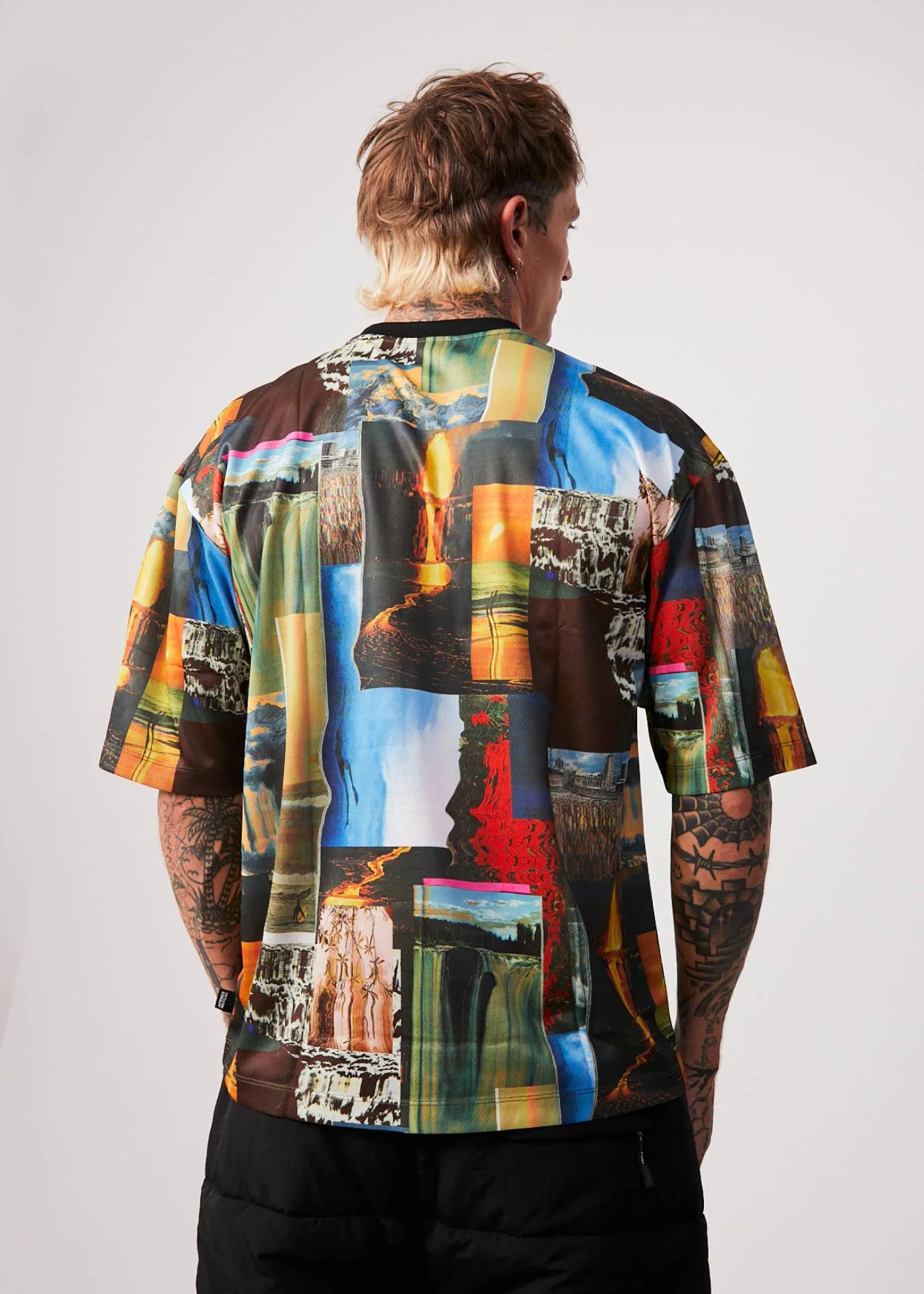 AFENDS Mens Boulevard - Oversized T-Shirt - Multi sold by Afends product image thumbnail 5