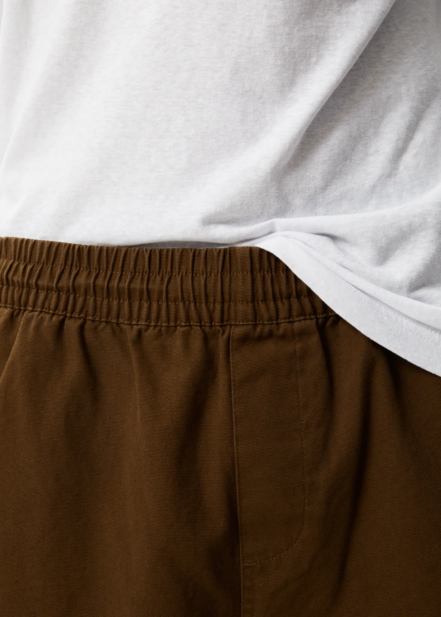 AFENDS Mens Ninety Eights - Baggy Elastic Waist Short - Toffee sold by Afends product image thumbnail 5