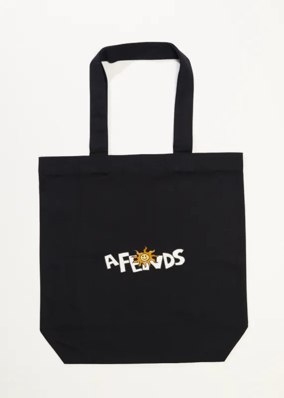 AFENDS Unisex Sunshine - Tote Bag - Black sold by Afends