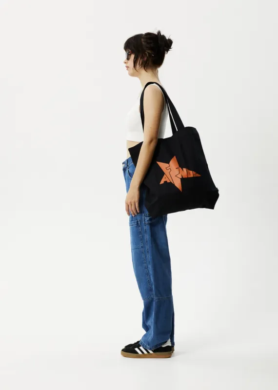 AFENDS Mens Nova - Tote Bag - Black sold by Afends
