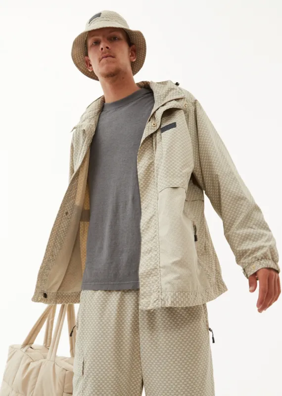 AFENDS Unisex Anthology - Unisex Nylon Anorak - Cement sold by Afends