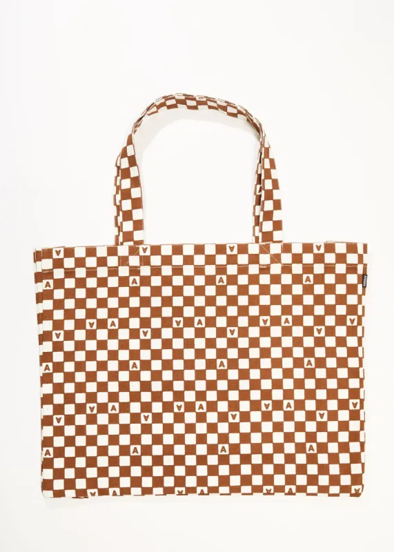 AFENDS Mens Maia - Unisex Tote Bag - Toffee sold by Afends