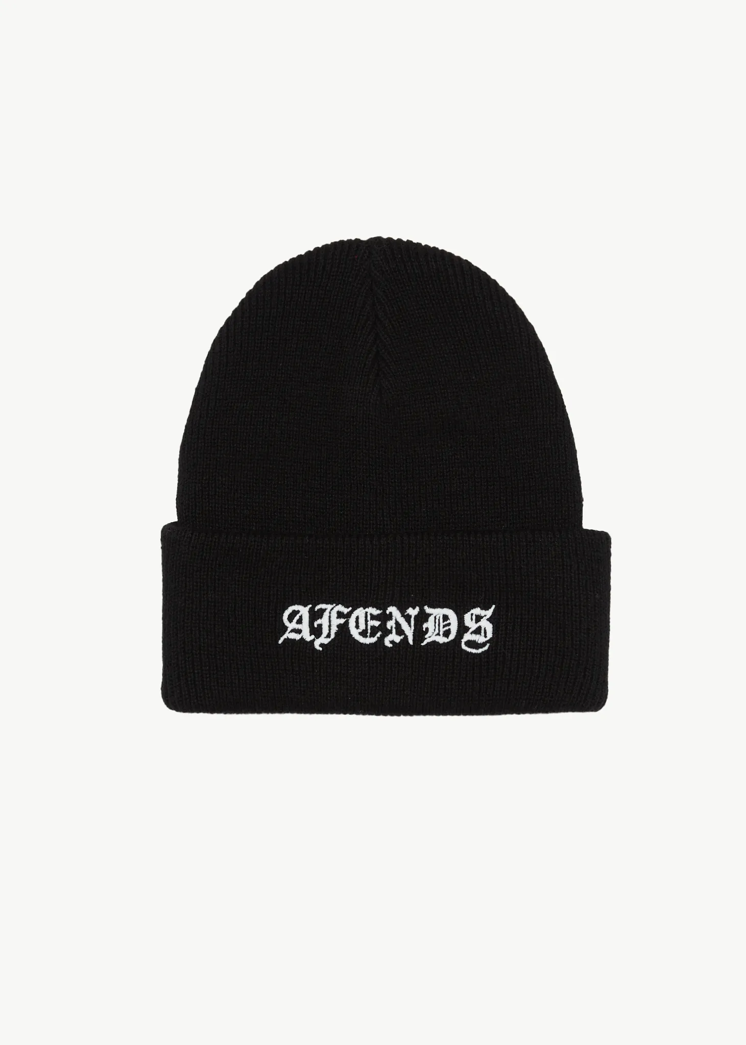 AFENDS Mens Gothic - Beanie - Black sold by Afends