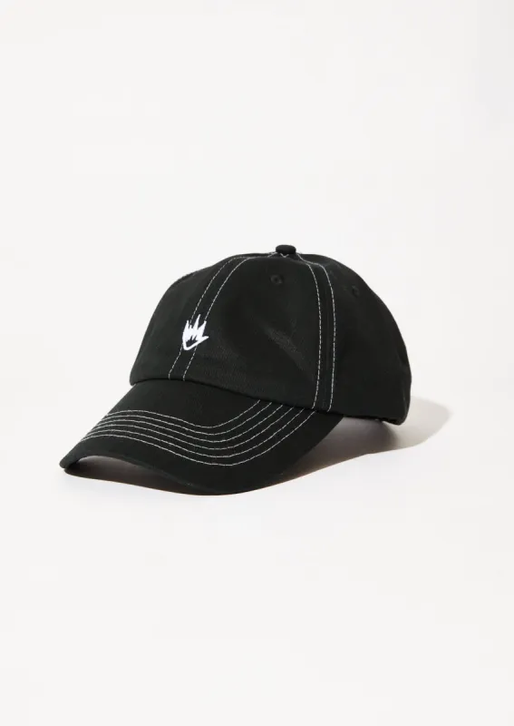 AFENDS Mens Core - Six Panel Cap - Black sold by Afends