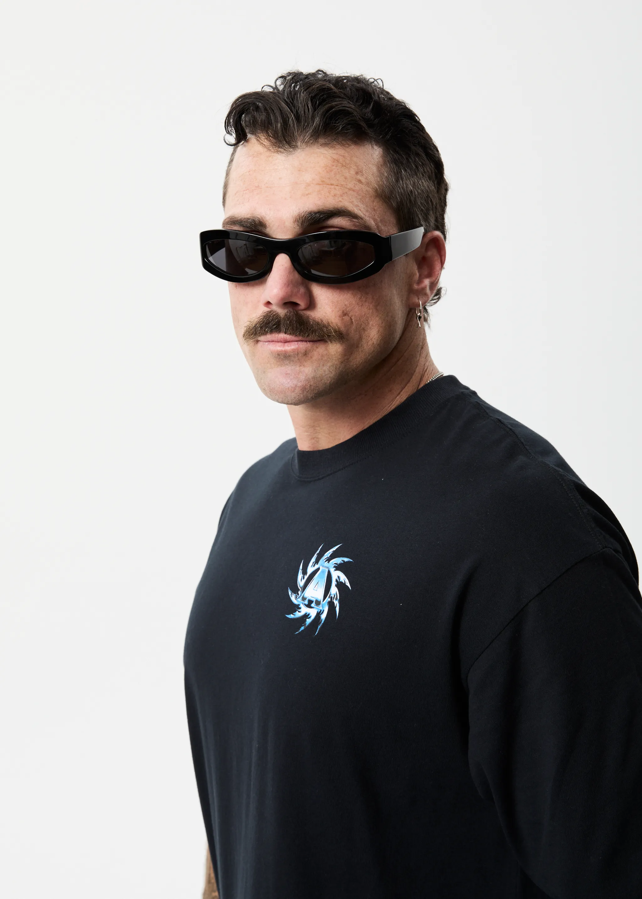 AFENDS Mens Metal - Oversized T-Shirt - Black sold by Afends product image thumbnail 2