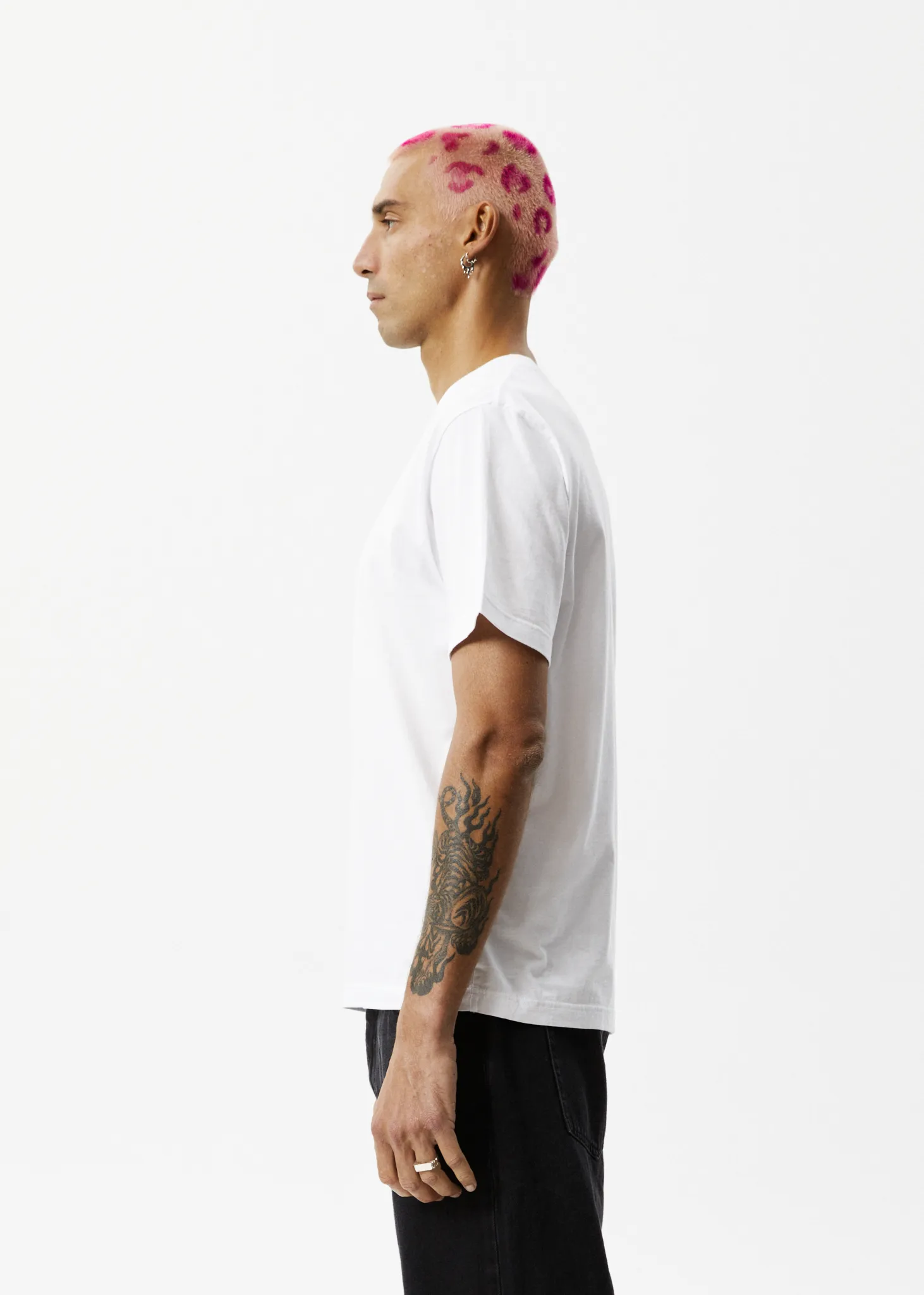 AFENDS Mens World Problems - Retro Graphic T-Shirt - White sold by Afends product image thumbnail 5