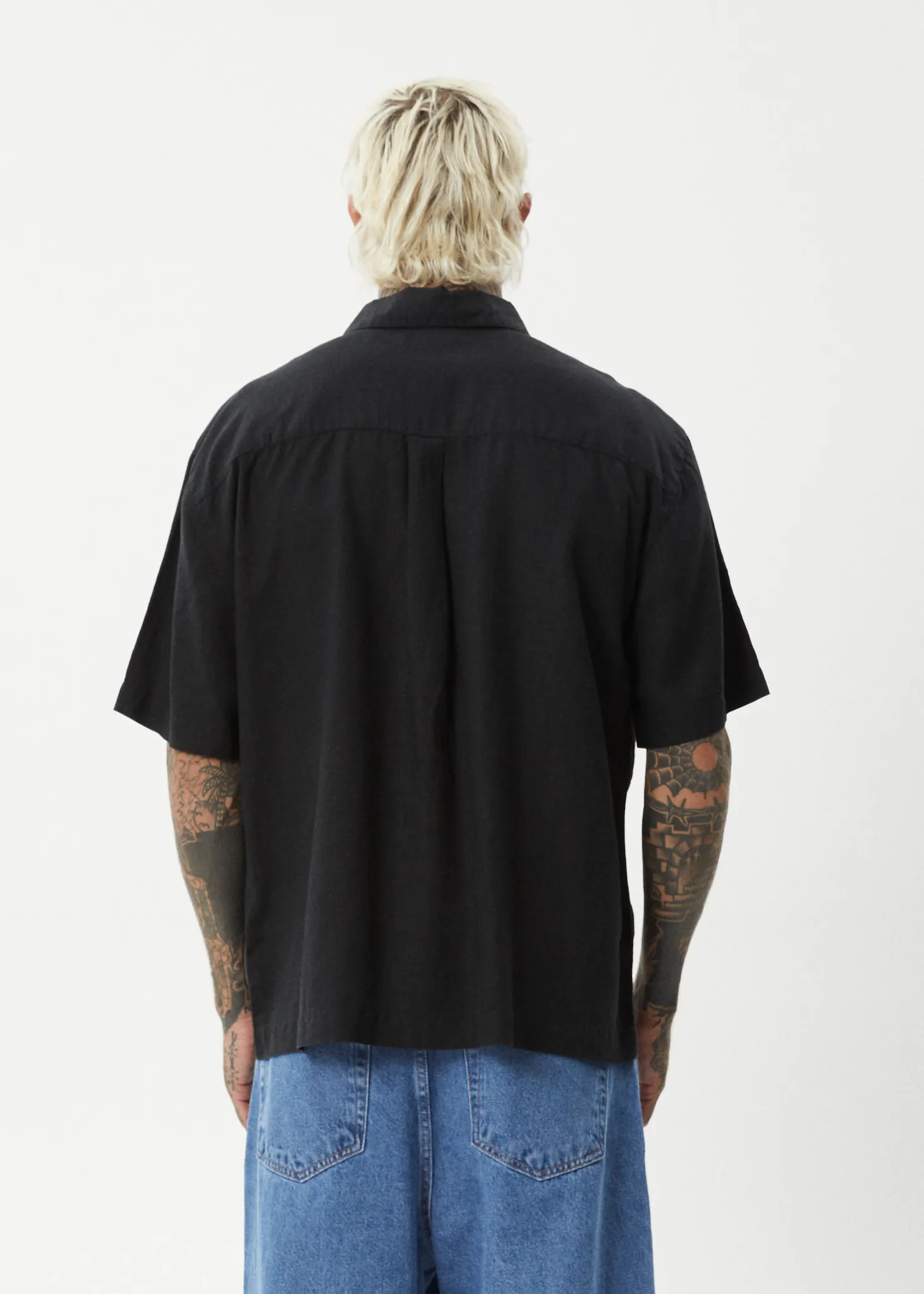 AFENDS Mens Everyday - Short Sleeve Shirt - Black sold by Afends product image thumbnail 5