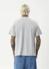 AFENDS Mens Foundation - Boxy Tee - Shadow Grey Marle sold by Afends