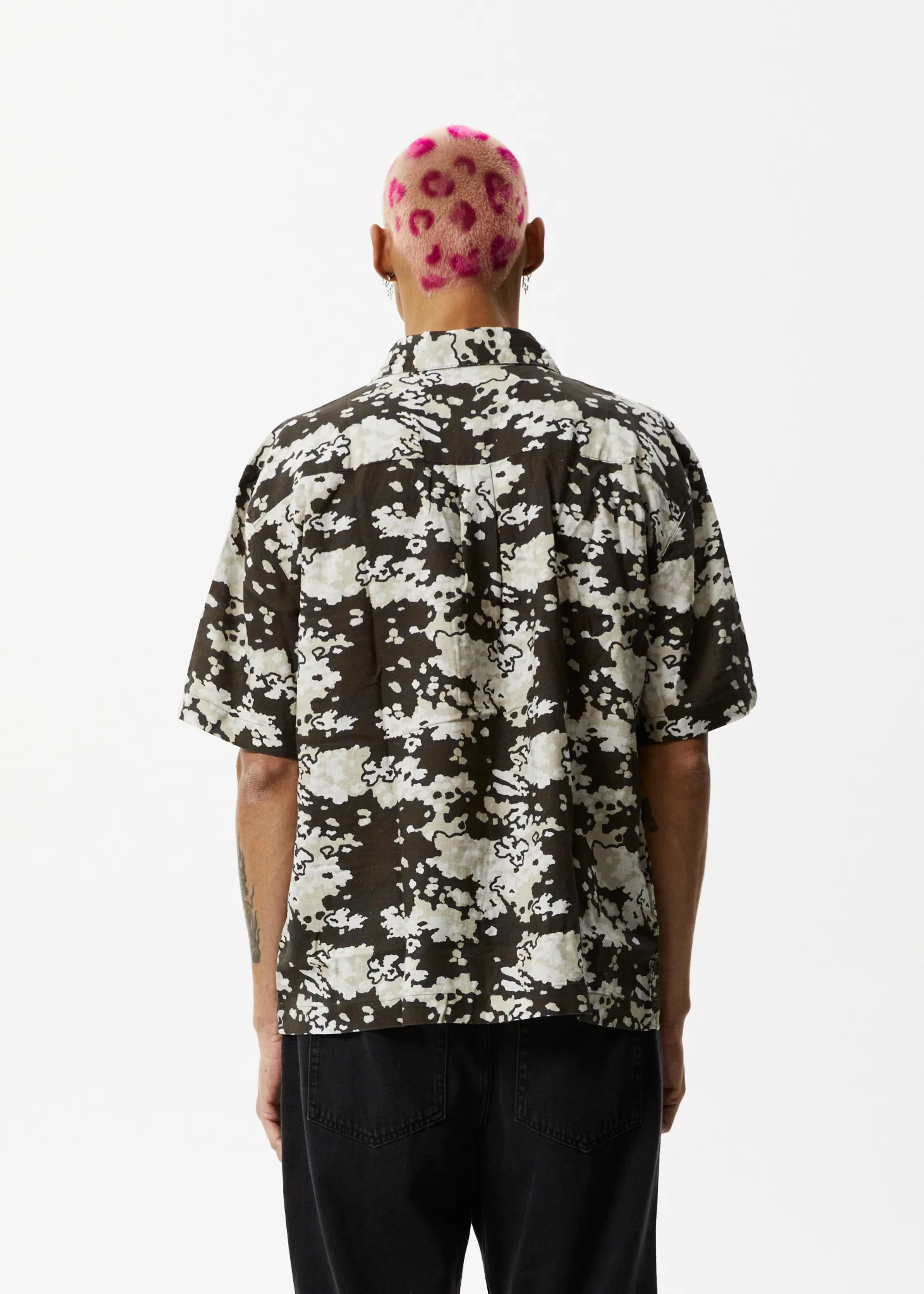 AFENDS Mens Jungle - Short Sleeve Shirt - Earth Camo sold by Afends product image thumbnail 4