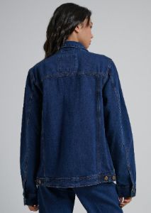 Afends Unisex Overtime - Unisex Hemp Denim Jacket - Indigo Rinse sold by Afends