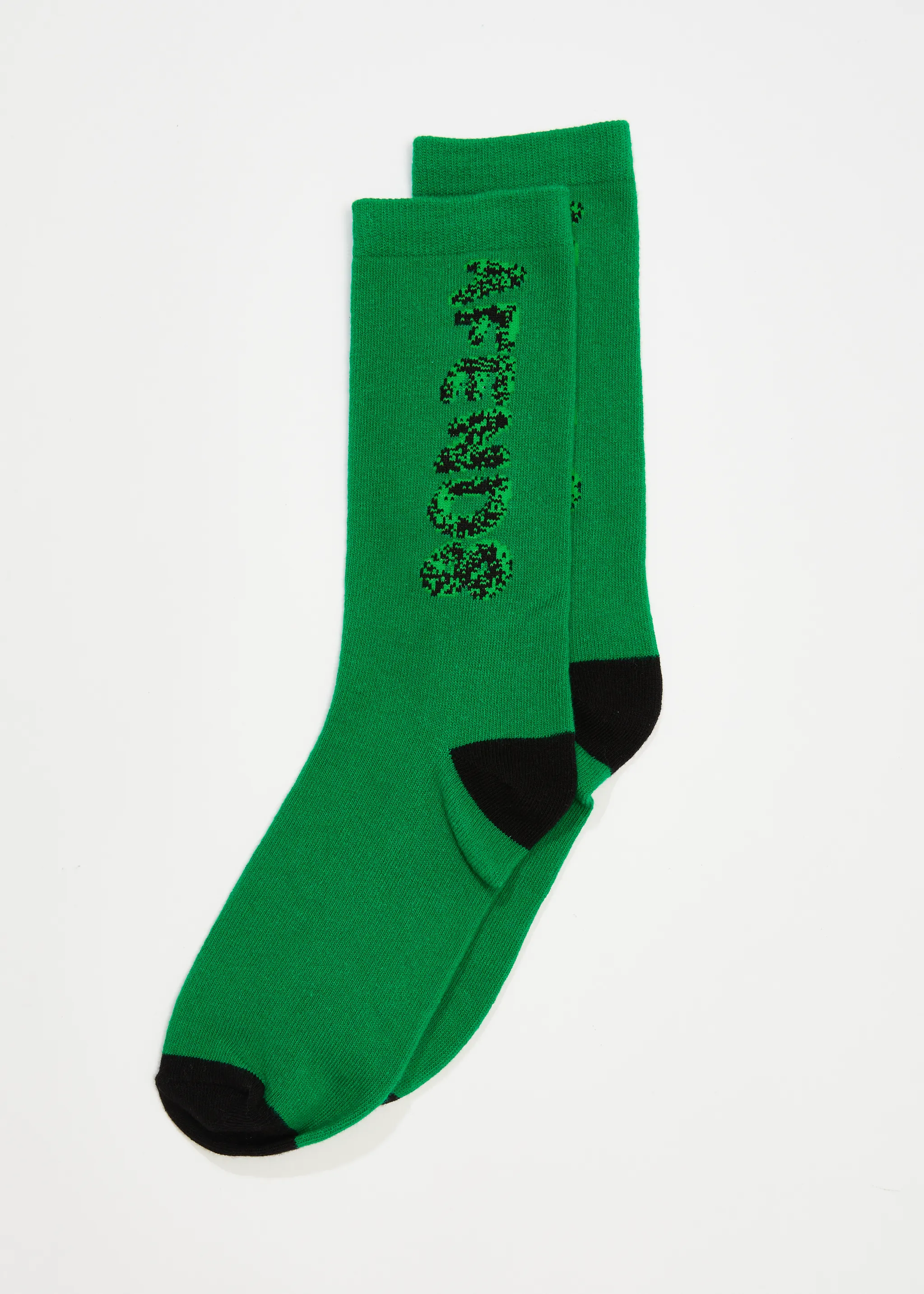 AFENDS Unisex Programmed - Crew Socks - Forest sold by Afends product image thumbnail 3