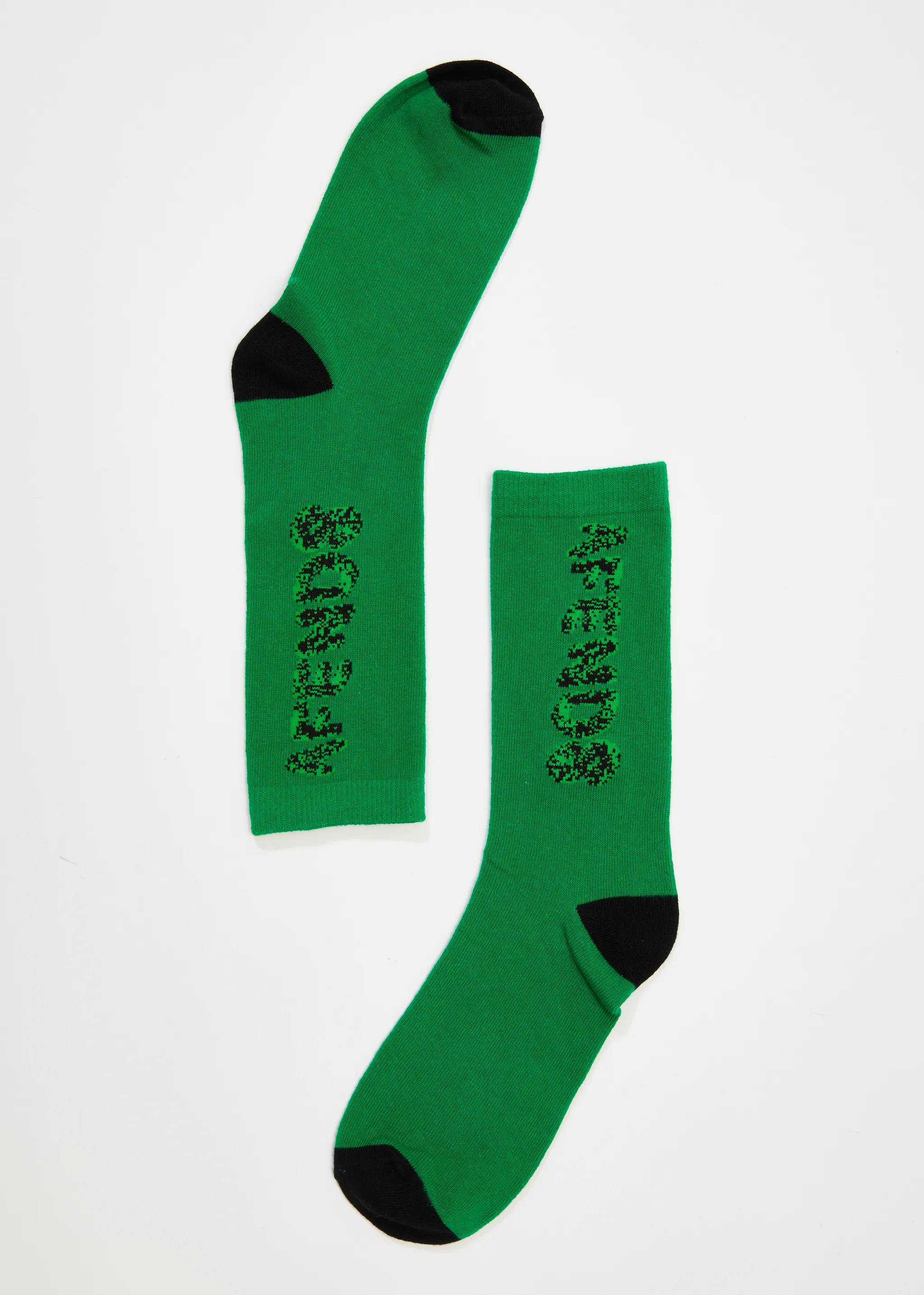 AFENDS Unisex Programmed - Crew Socks - Forest sold by Afends
