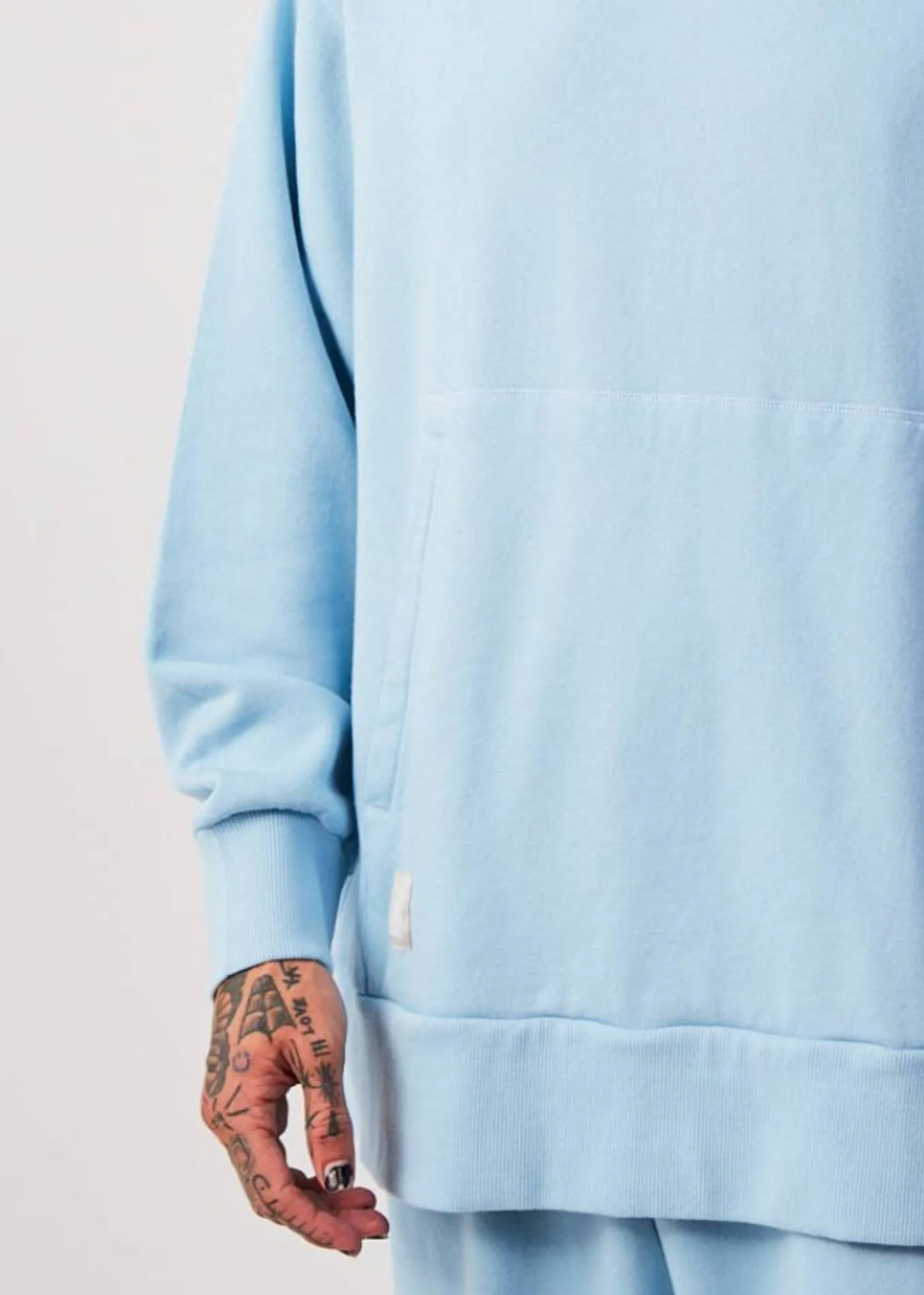 AFENDS Unisex Conditional - Unisex Oversized Hoodie - Sky Blue sold by Afends product image thumbnail 3