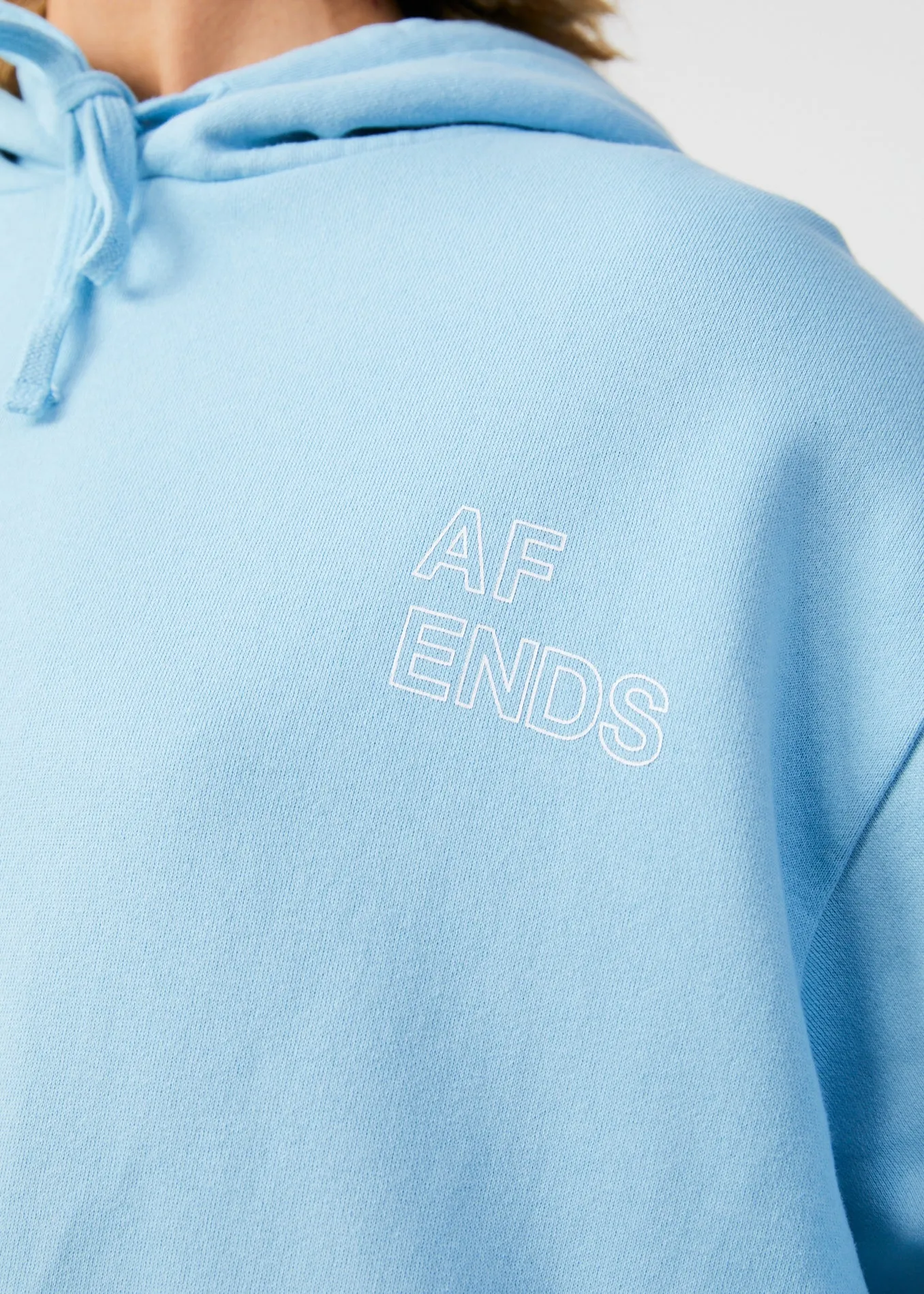 AFENDS Unisex Conditional - Unisex Oversized Hoodie - Sky Blue sold by Afends product image thumbnail 4