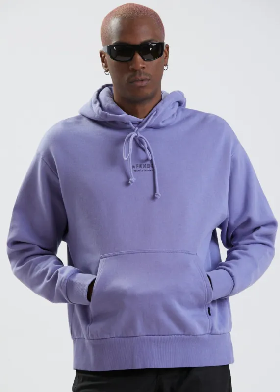 Afends Mens Misprint - Recycled Hoodie - Violet sold by Afends