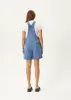 AFENDS Womens Lewi - Short Overalls - Worn Blue sold by Afends
