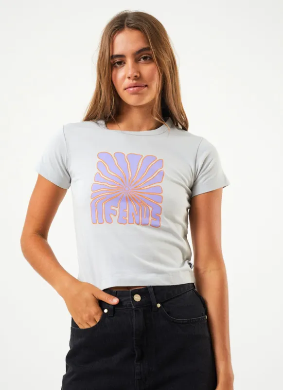 Afends Womens Moomin - Recycled Baby T-Shirt - Smoke sold by Afends