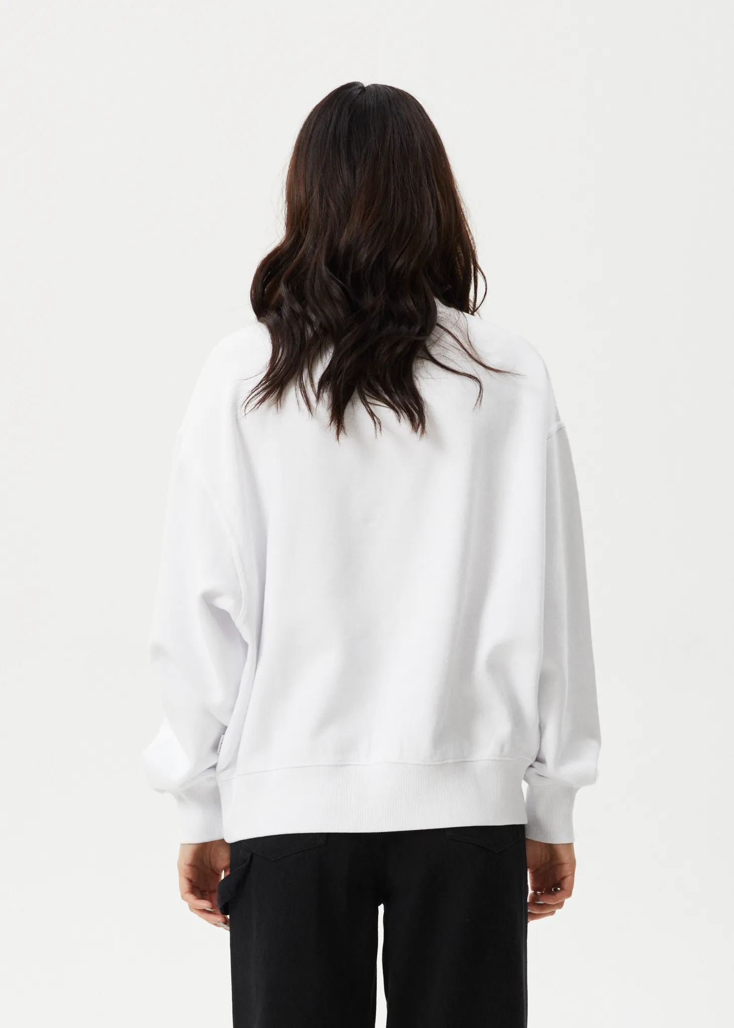AFENDS Womens Bloom - Crew Neck Jumper - White sold by Afends product image thumbnail 5