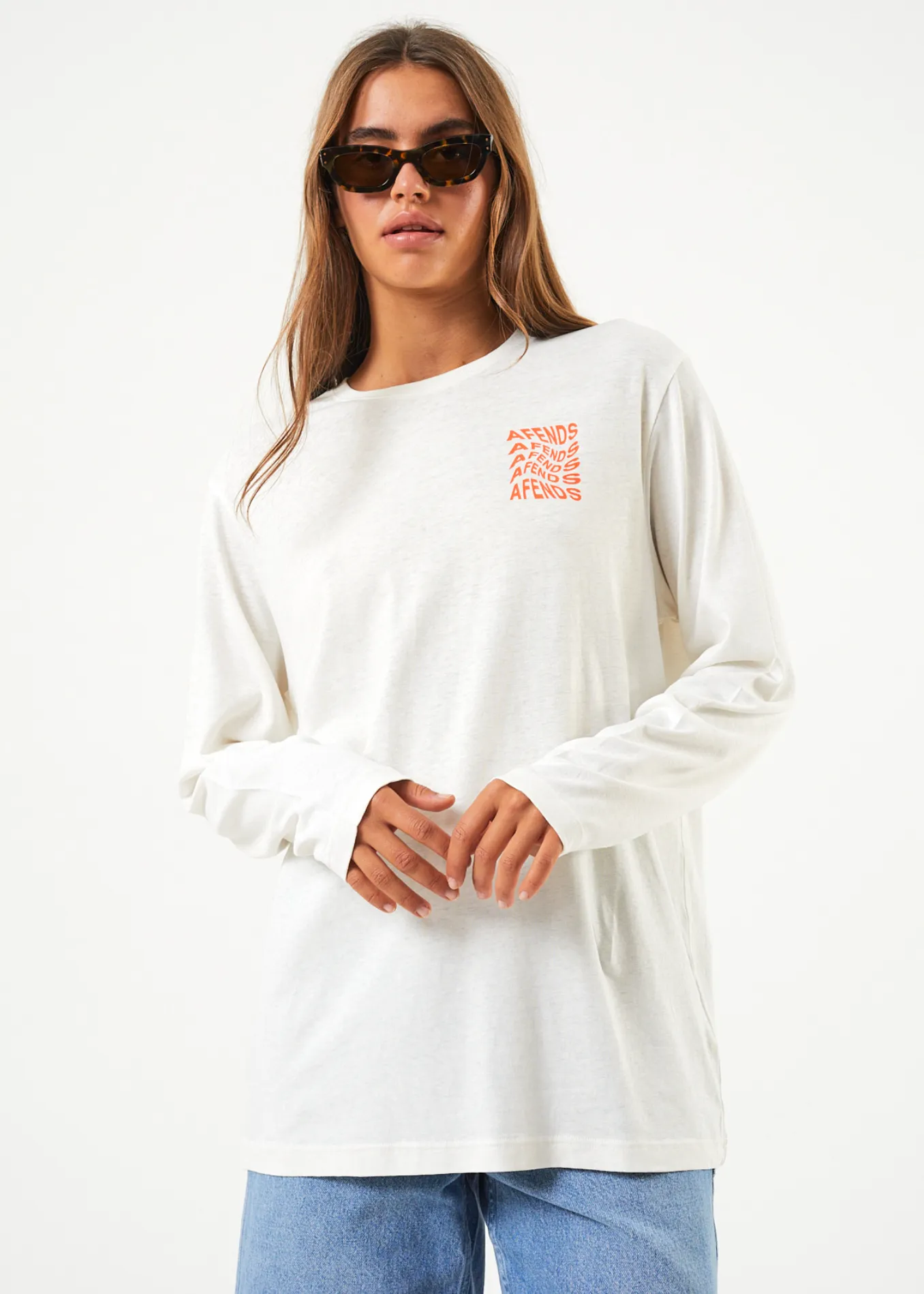 AFENDS Unisex Sleepy Hollow - Unisex Long Sleeve Graphic T-Shirt - Off White sold by Afends product image thumbnail 2