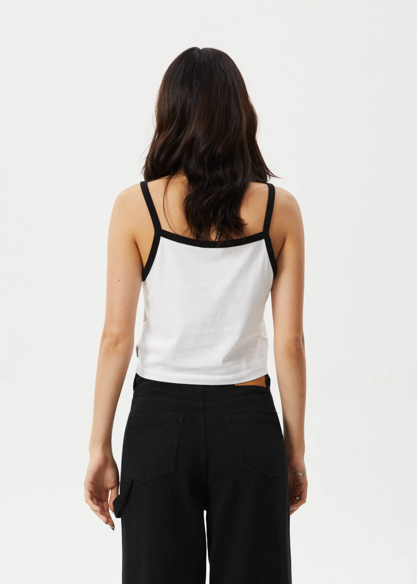 AFENDS Womens Nova - Cropped Singlet - White sold by Afends product image thumbnail 4