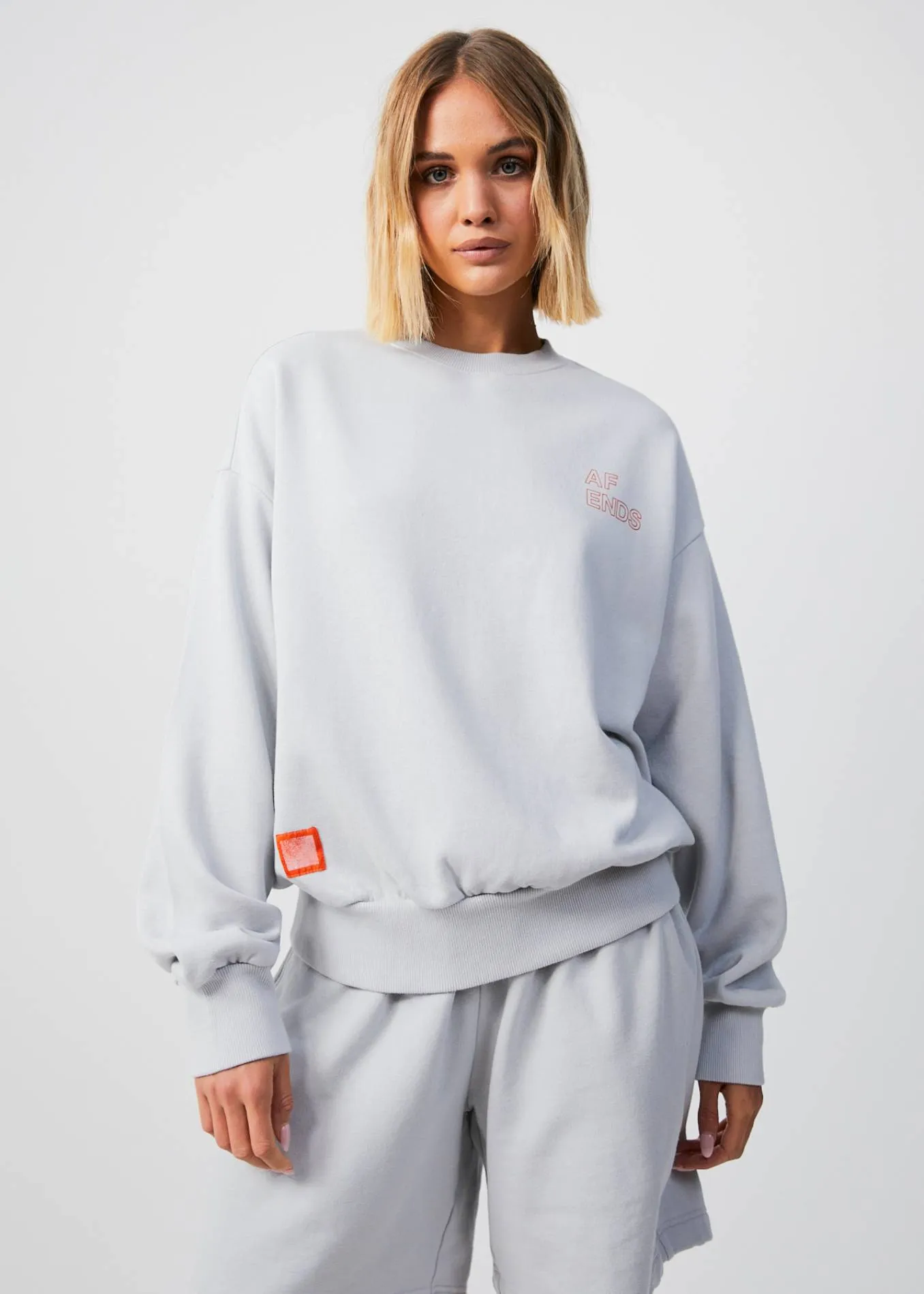 AFENDS Unisex Conditional - Unisex Crew Neck Jumper - Smoke sold by Afends product image thumbnail 2
